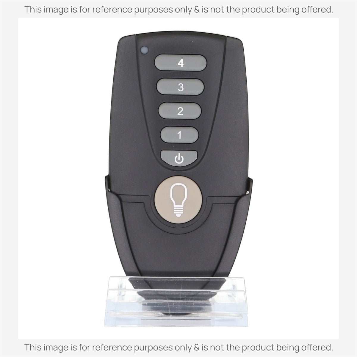 Anderic Substitute Kit for Hampton Bay TR171A KUJCE10202 4-SPEED Ceiling Fan Remote Control [63T-AC83T-KIT]