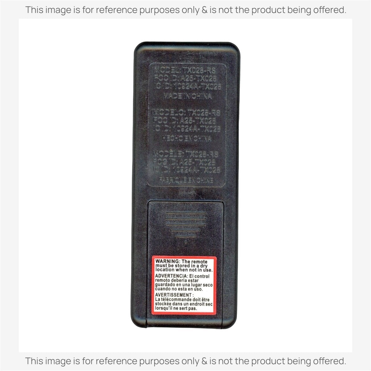 Anderic Substitute Kit for Hampton Bay TX028-RS Ceiling Fan Remote Control [63T-AC83T-KIT]