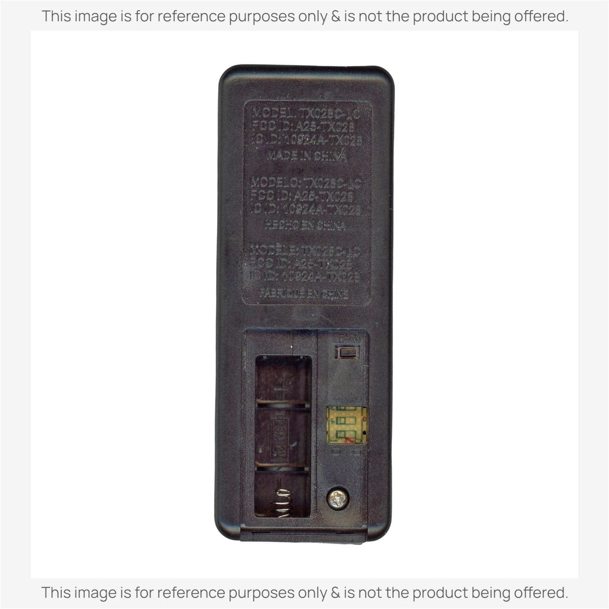 Anderic Substitute Kit for Hampton Bay TX028C-LC Ceiling Fan Remote Control [63T-AC83T-KIT]