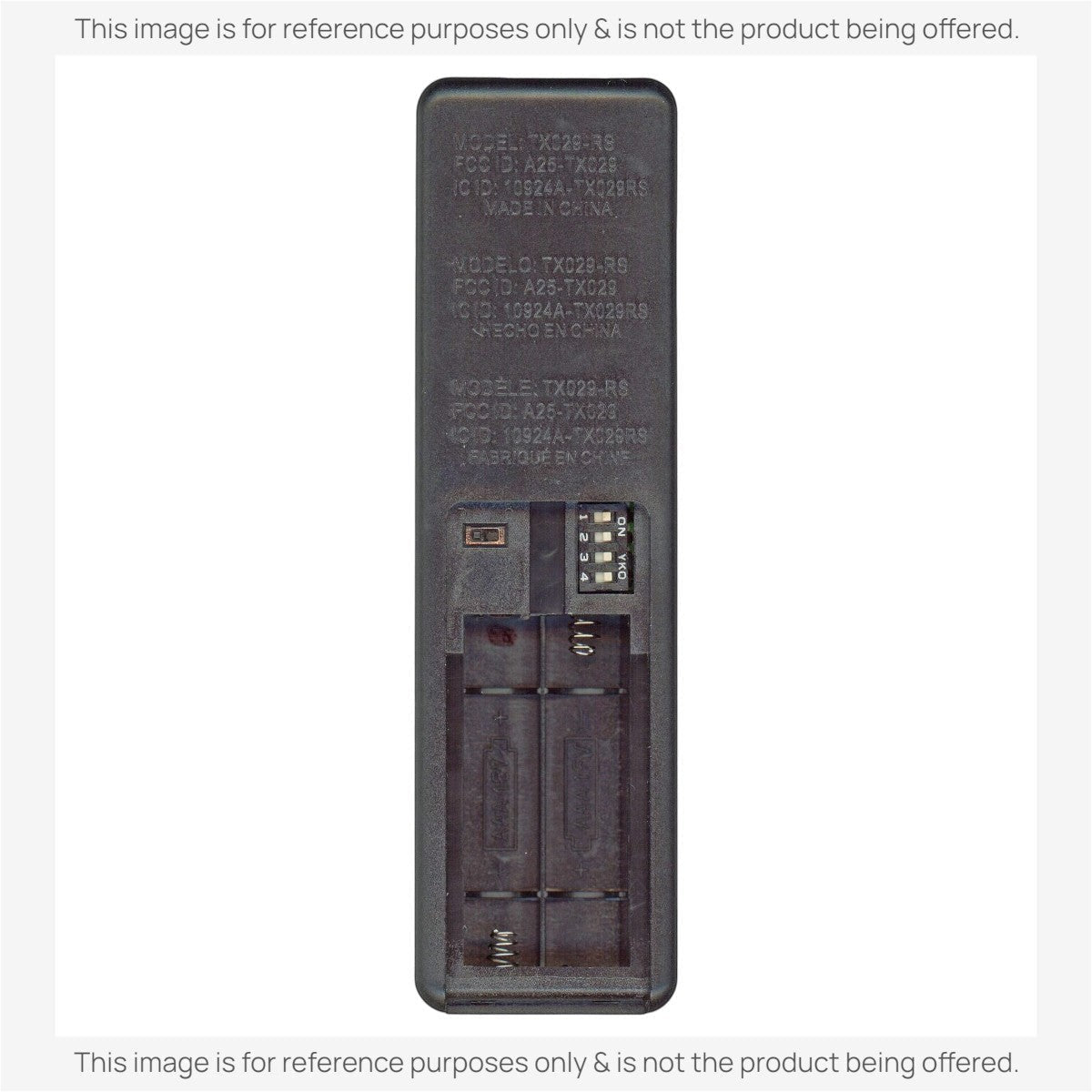 Anderic Substitute Kit for Hampton Bay TX029RS Ceiling Fan Remote Control [63T-AC83T-KIT]
