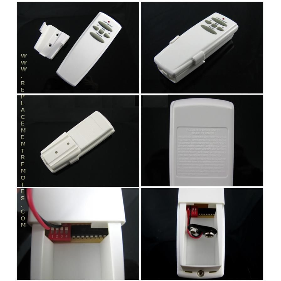 Anderic Substitute for Hampton Bay UC7078T FAN-HD CHQ7078T Ceiling Fan Remote Control - UC7078T [RR7079T]