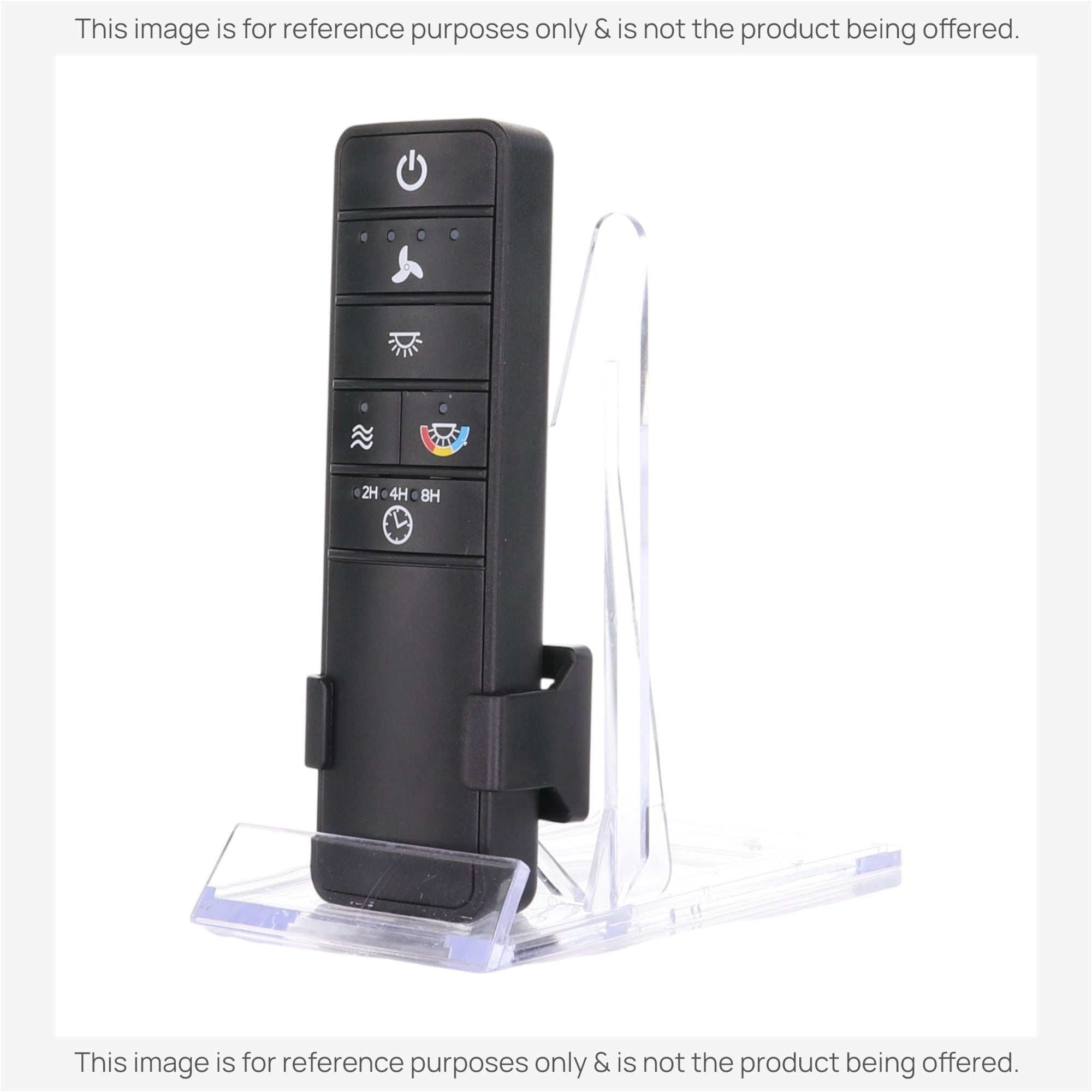 Substitute for Hampton Bay TR227B 4-Speed Ceiling Fan Remote Control  2AQZU-18015 [RRTR227B]