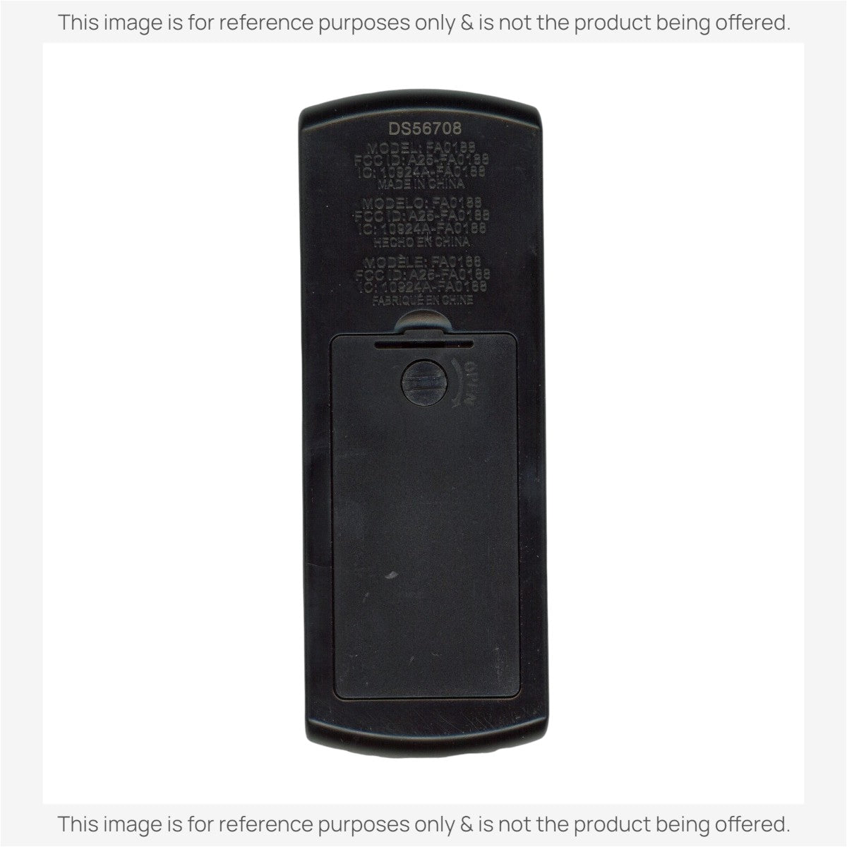 Substitute for Harbor Breeze FA0188 Ceiling Fan Remote Control [RRFA0308]