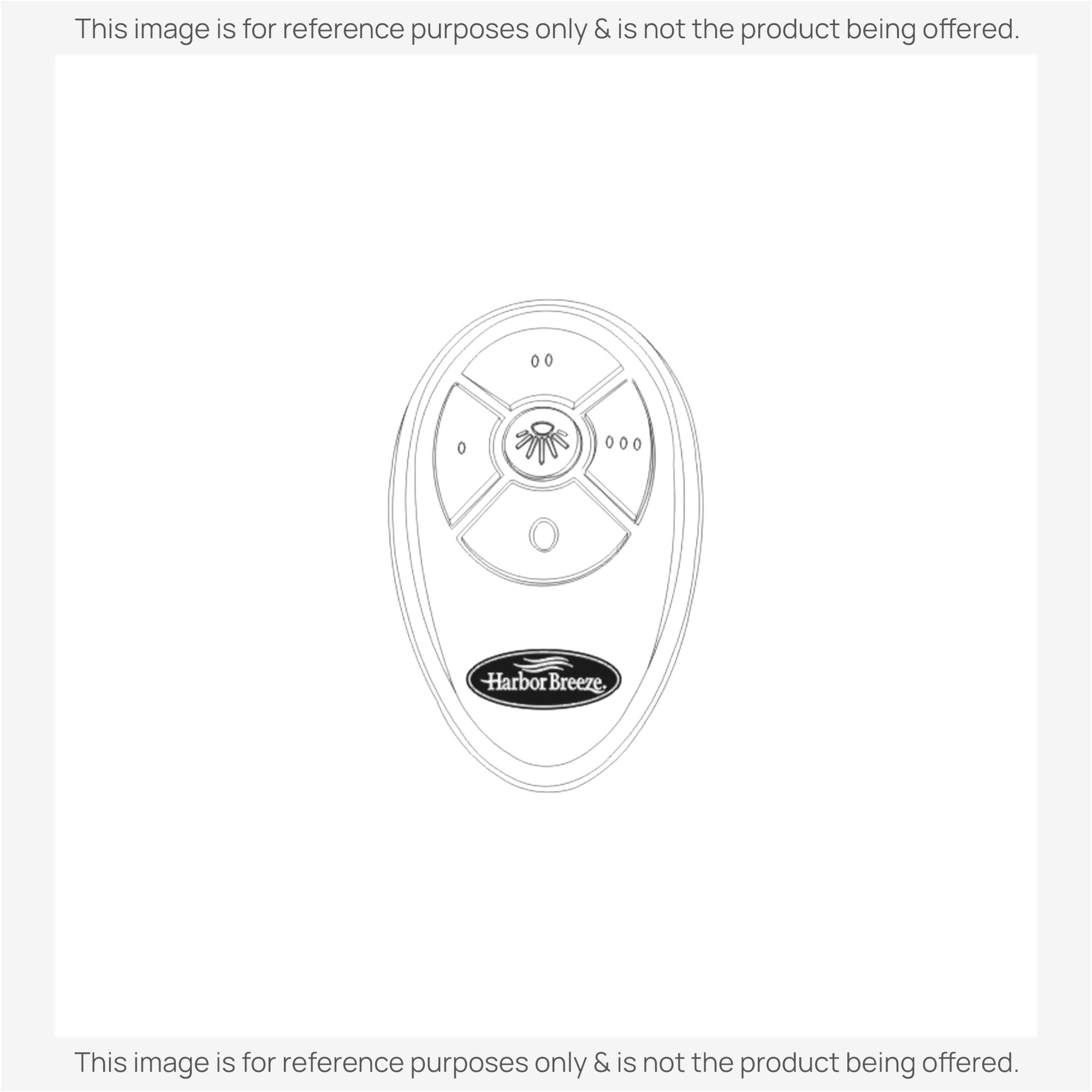 Anderic Substitute for Harbor Breeze KUJCE9603 Ceiling Fan Remote Control [FAN35T-FAN30R-KIT]