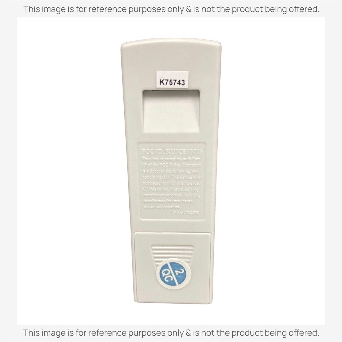 Anderic Substitute Kit for Harbor Breeze TR258B KUJCE10716 Ceiling Fan Remote Control [63T-AC83T-KIT]