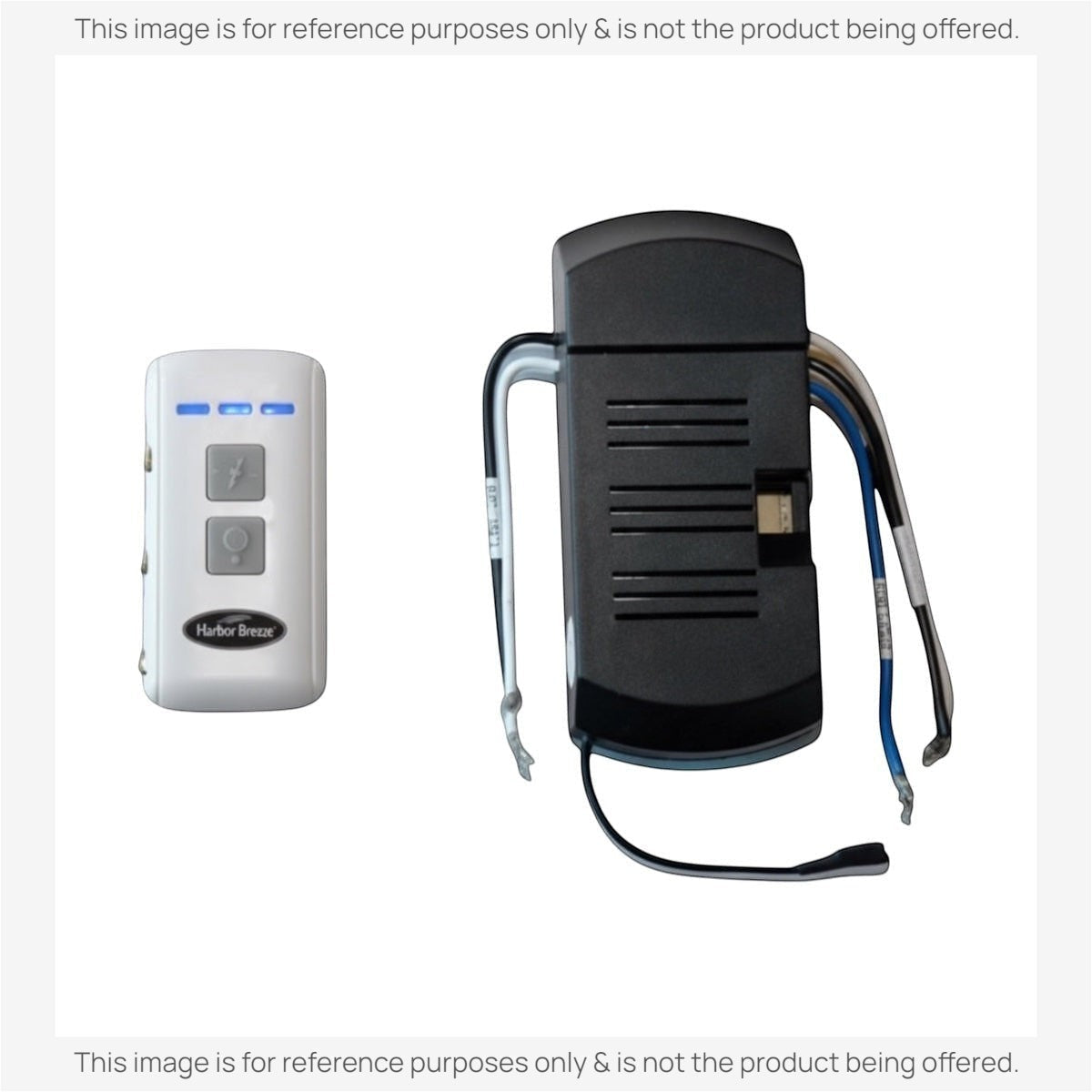Anderic Substitute Kit for Harbor Breeze RCI107L Ceiling Fan Remote Control Kit [63T-AC83T-KIT]