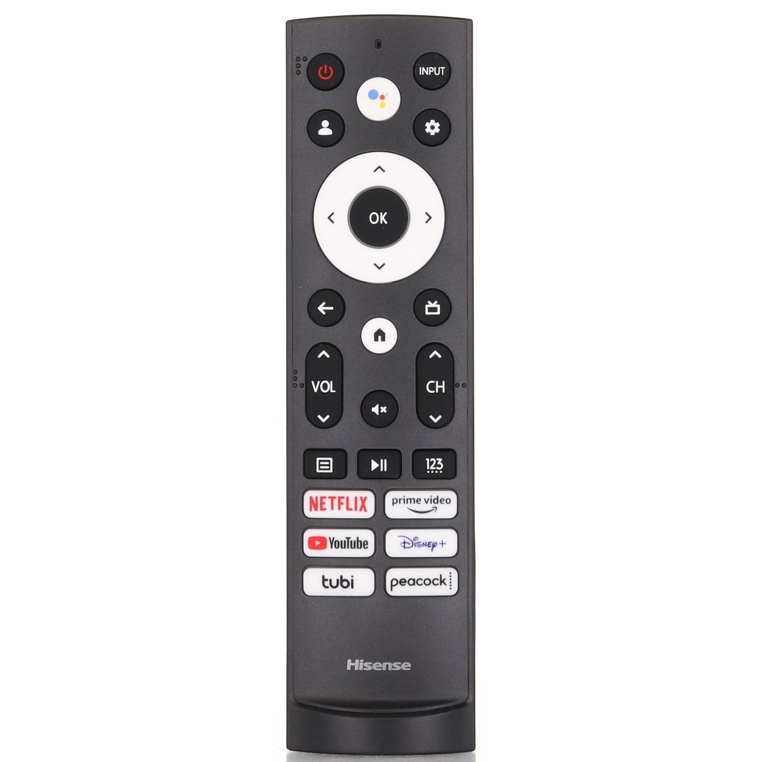 Hisense Substitute for ERF3J80H / 285119 Google Voice TV Remote Control  [ERF3M90H]