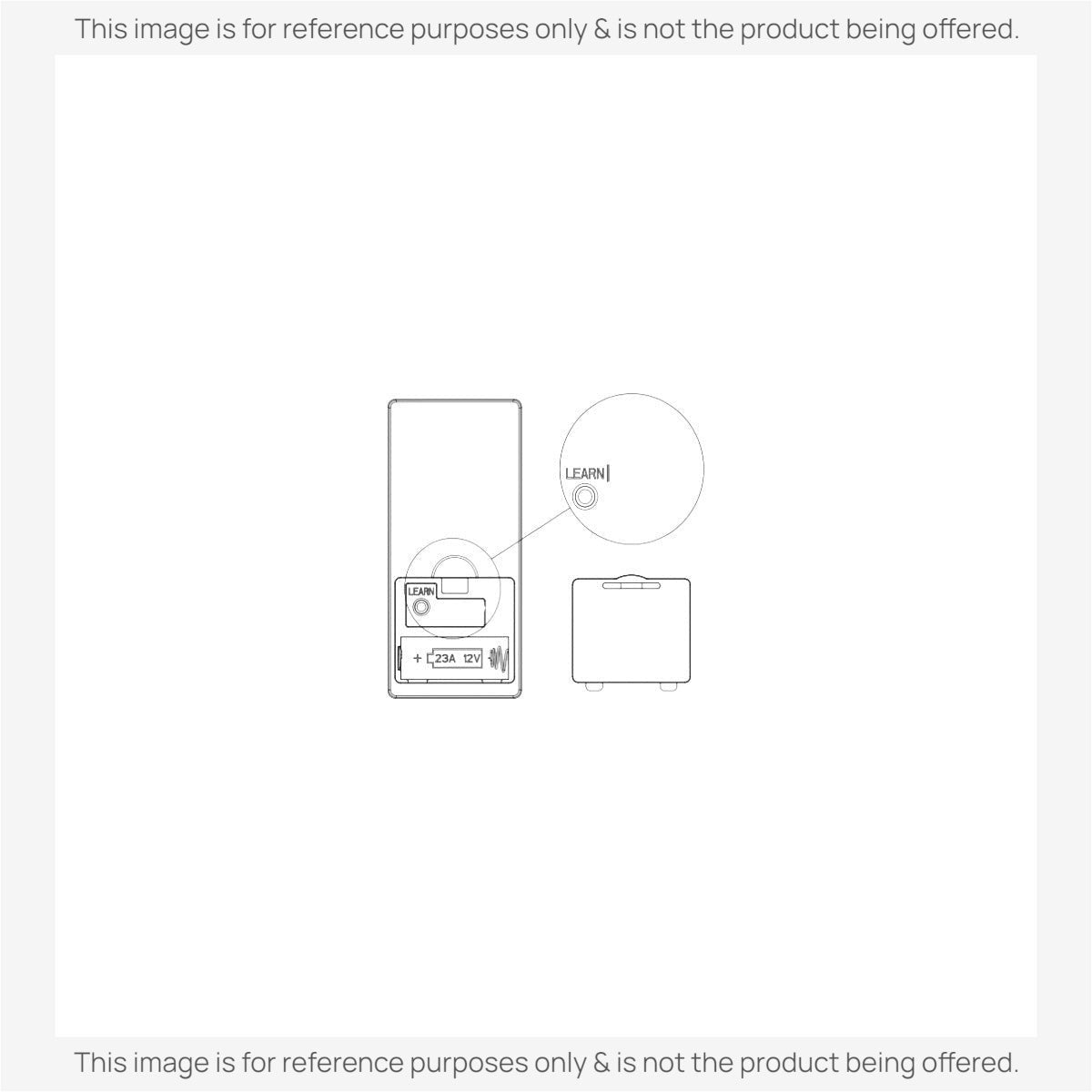 Anderic Substitute Kit for Home Decorators Collection TRA048G1M Ceiling Fan Remote Control [63T-AC83T-KIT]