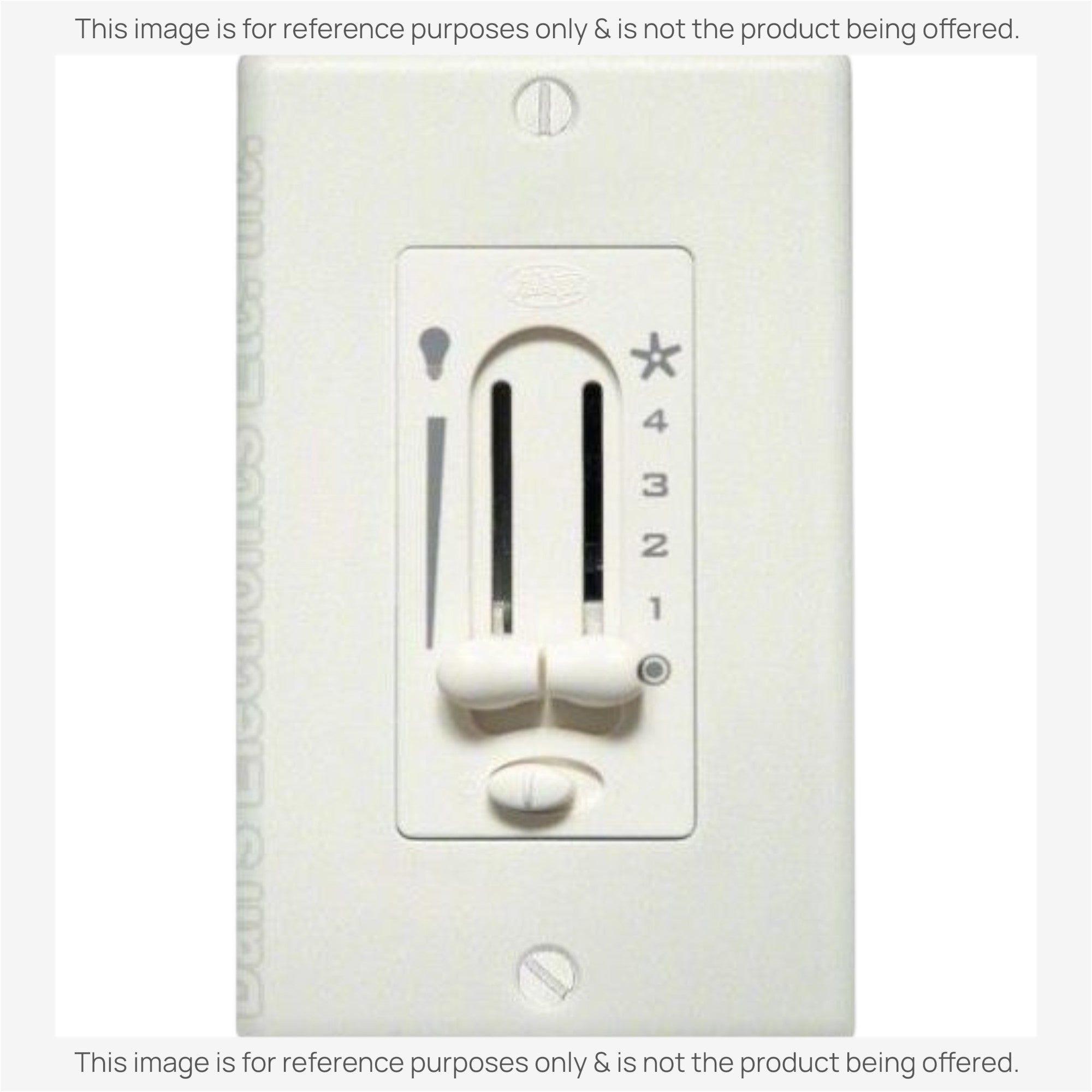 Substitute for Hunter 27183 ceiling fan and light Remote wired wall switch control [UC9051T-WIRED/UC7067FMRX]