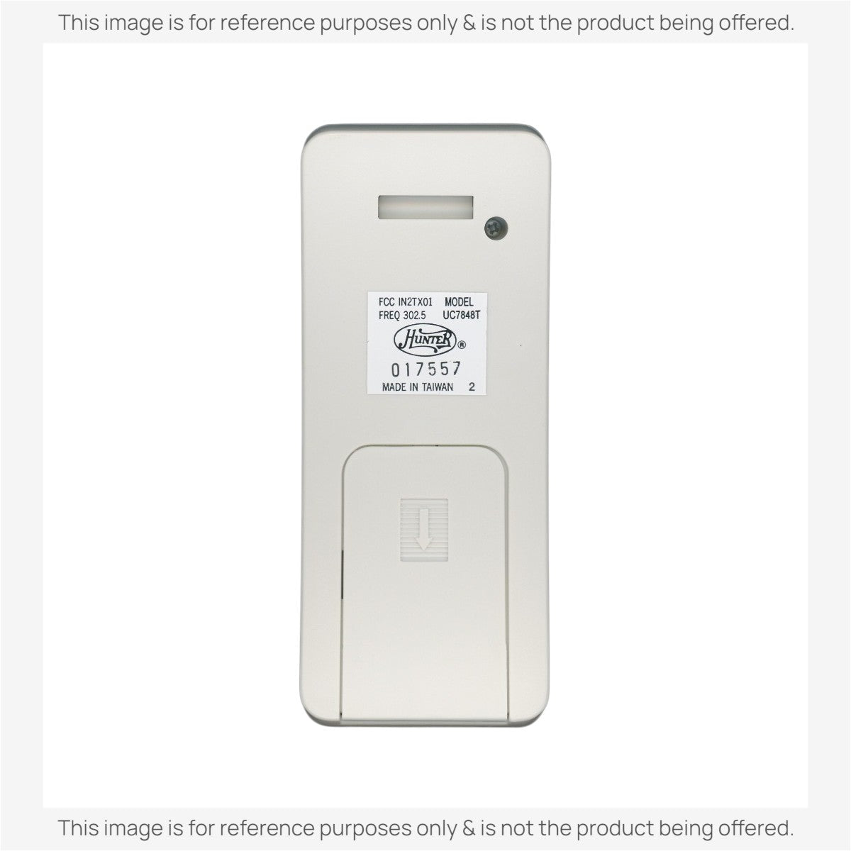 Anderic Substitute for Hunter UC7848T/UC7042T IN2TX01 Ceiling Fan Remote Control [FAN2R-RR7078TR-KIT]
