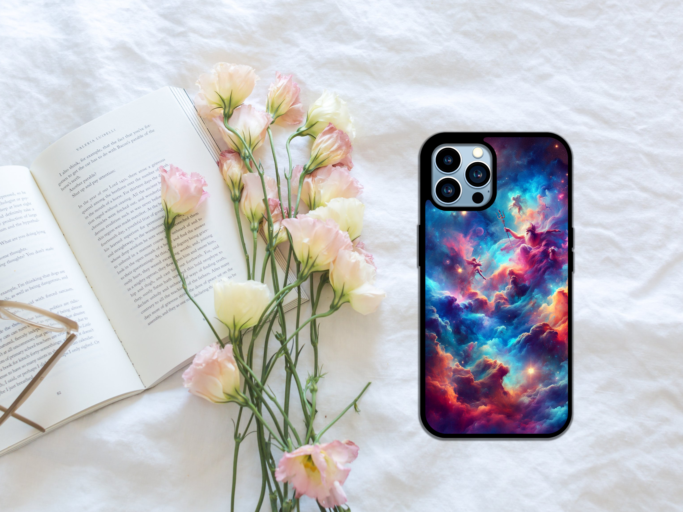 🌌✨ Galactic Odyssey – Mythic Universe Phone Case 🚀🔱