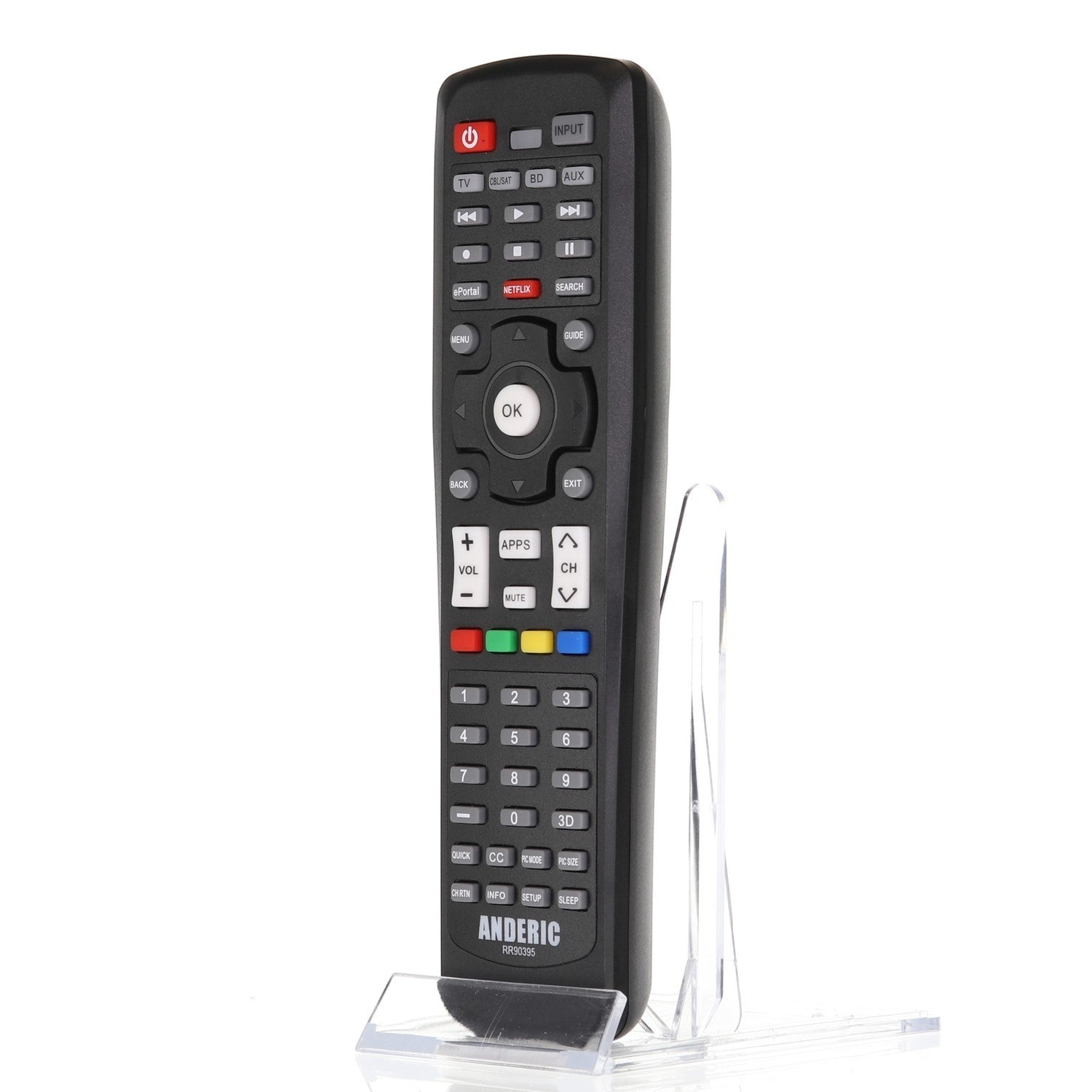 Anderic Substitute for Toshiba CT90408 TV Remote Control [RR90395]