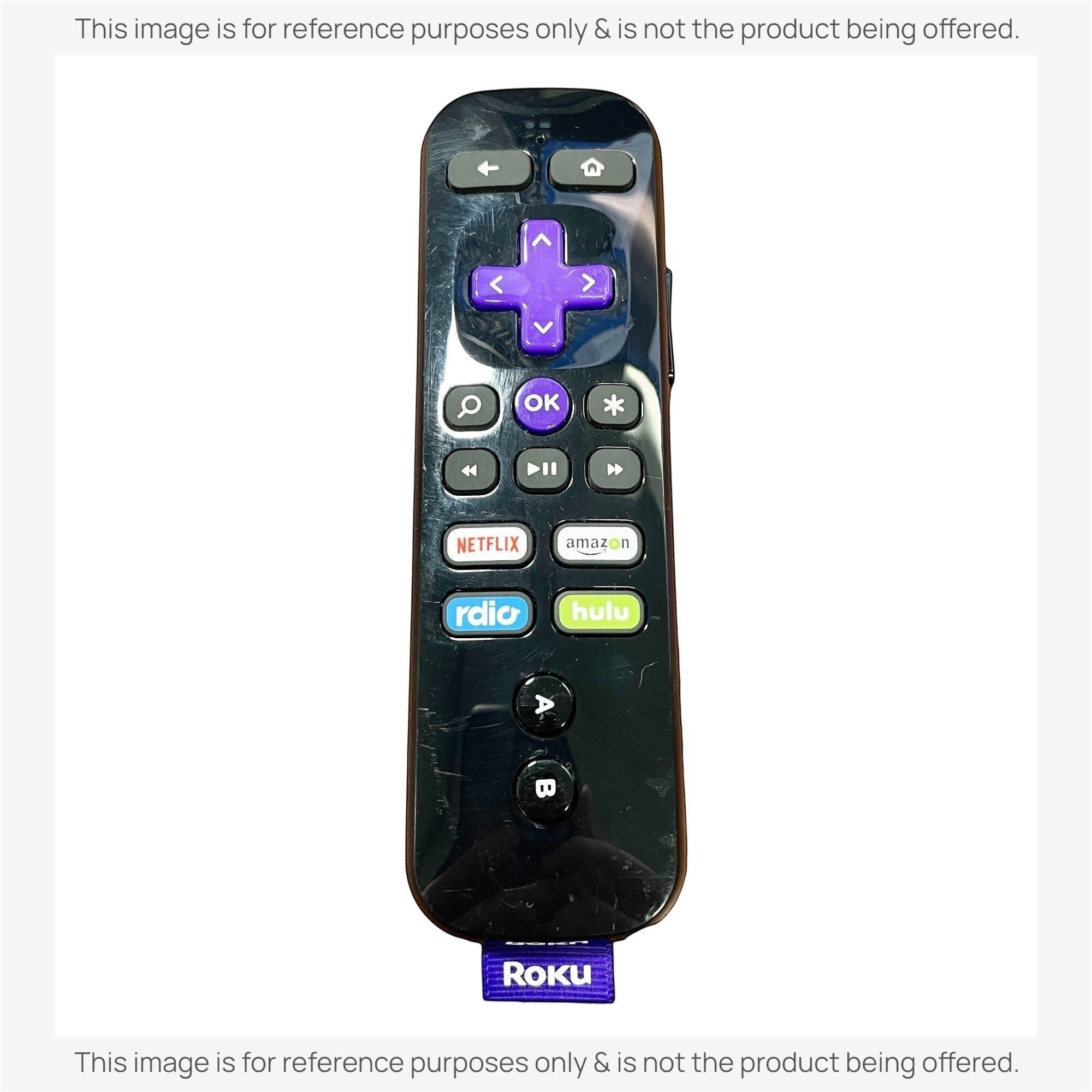 Anderic Substitute for Roku RC-35 Streaming Remote Control 3226000106 [RCGZ1, NO HEADPHONE JACK / FAVORITE KEYS]