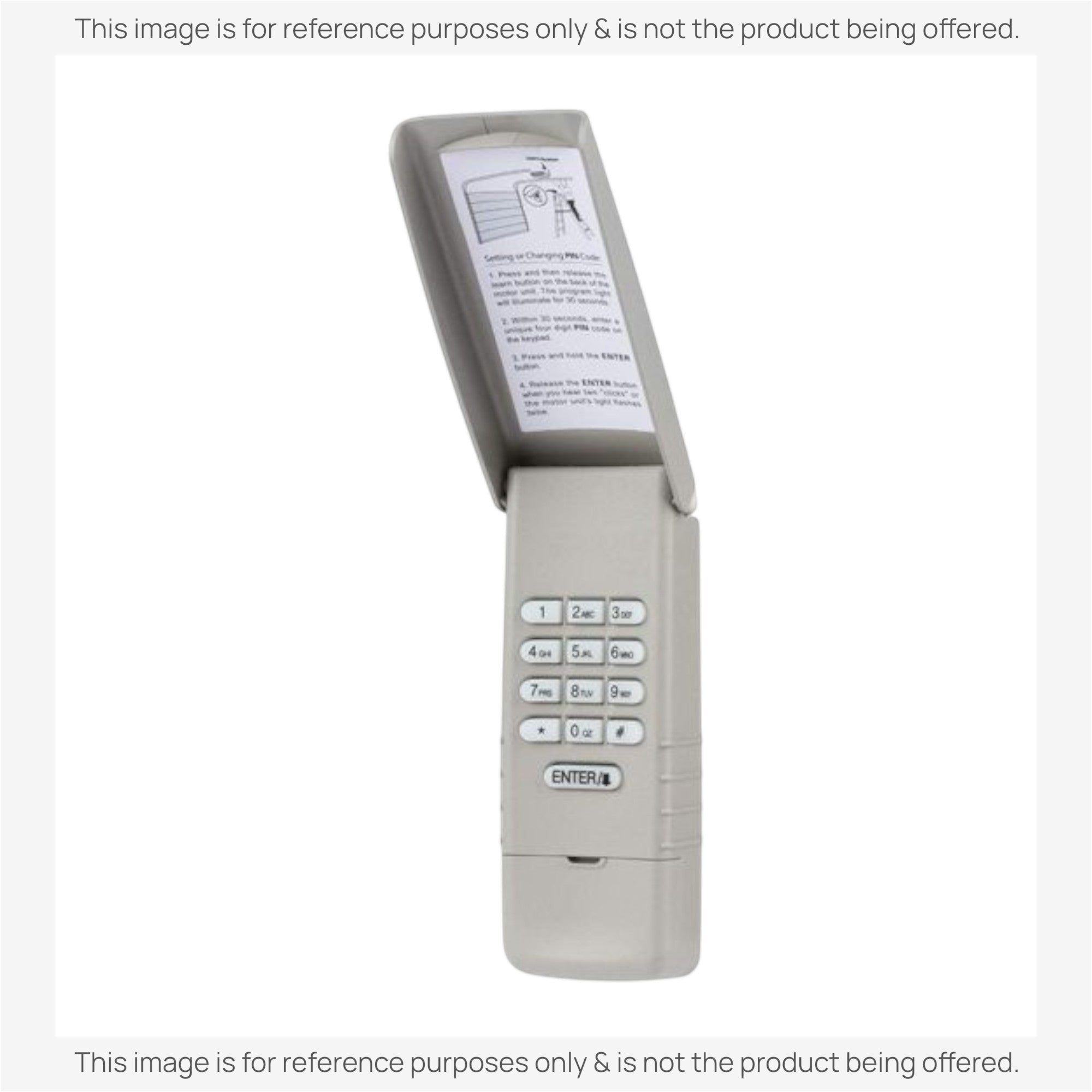 Anderic Substitute for LiftMaster 976LM / 96LM / 976LMC Wireless Keyless Entry 390 Mhz Garage Door Opener Remote Control [GUK-R]