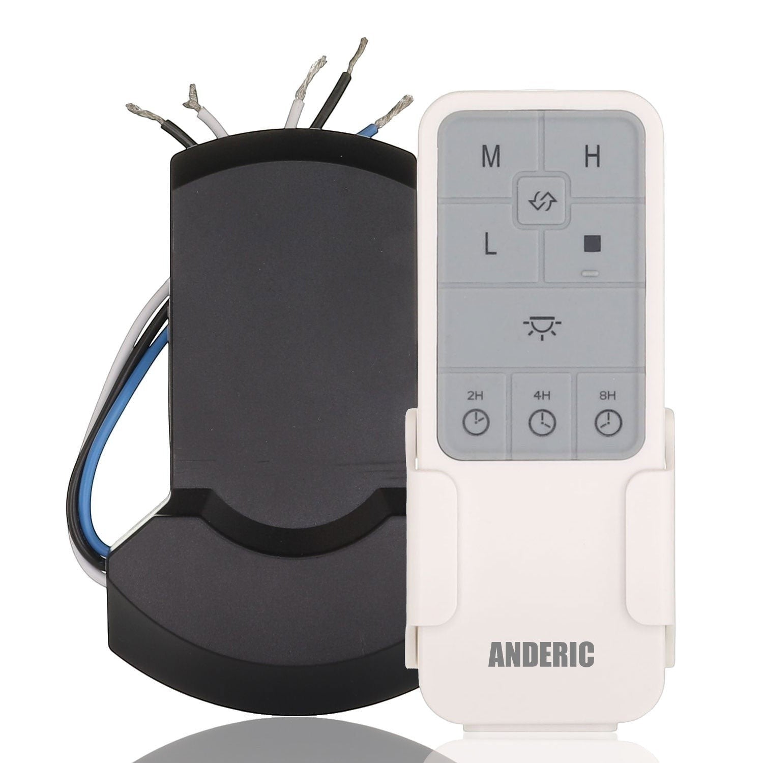Anderic Substitute for Hunter 99107 SimpleConnect Ceiling Fan Remote Control Kit [UC7235T4]