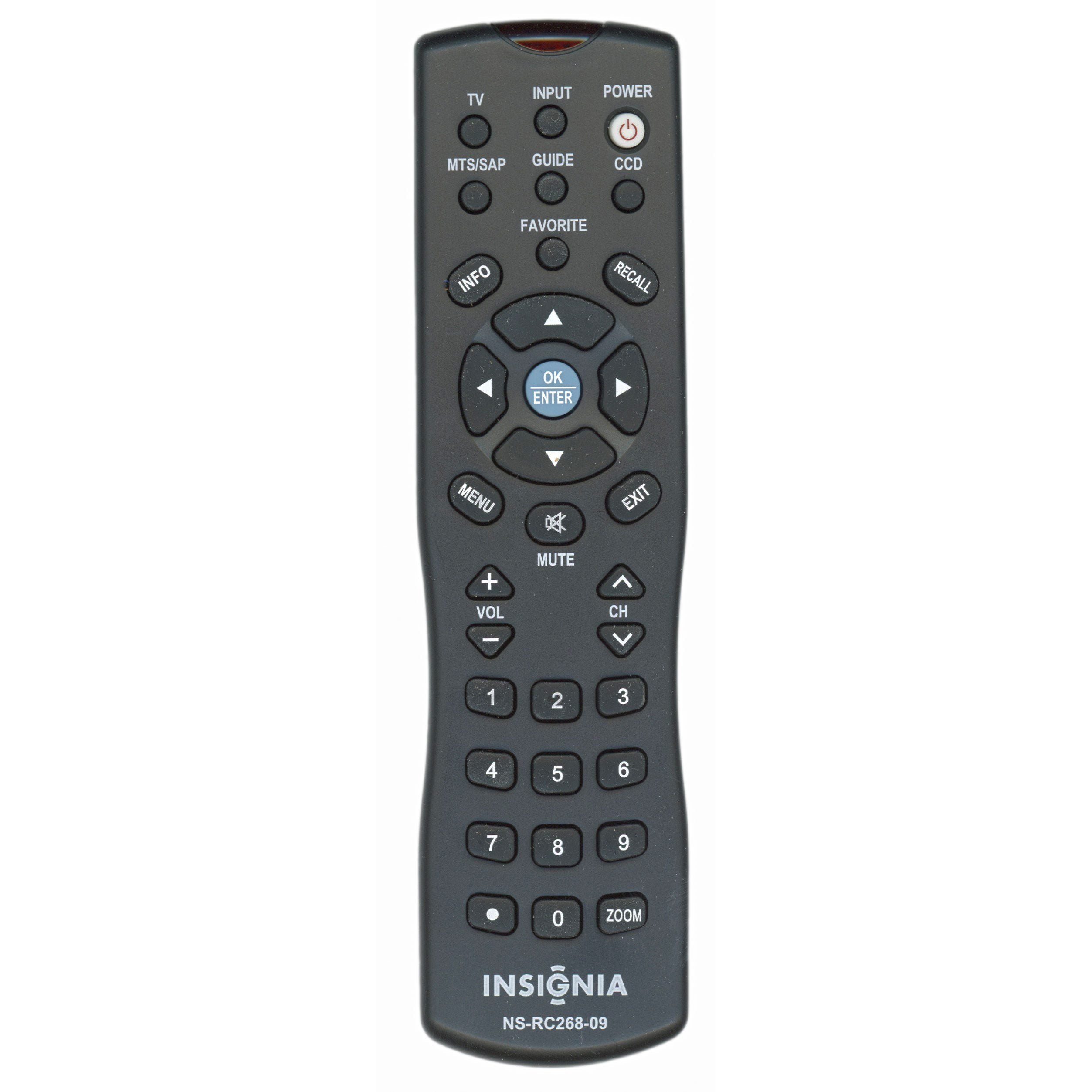 Insignia NSRC26809 TV Remote Control - NS-RC268-09