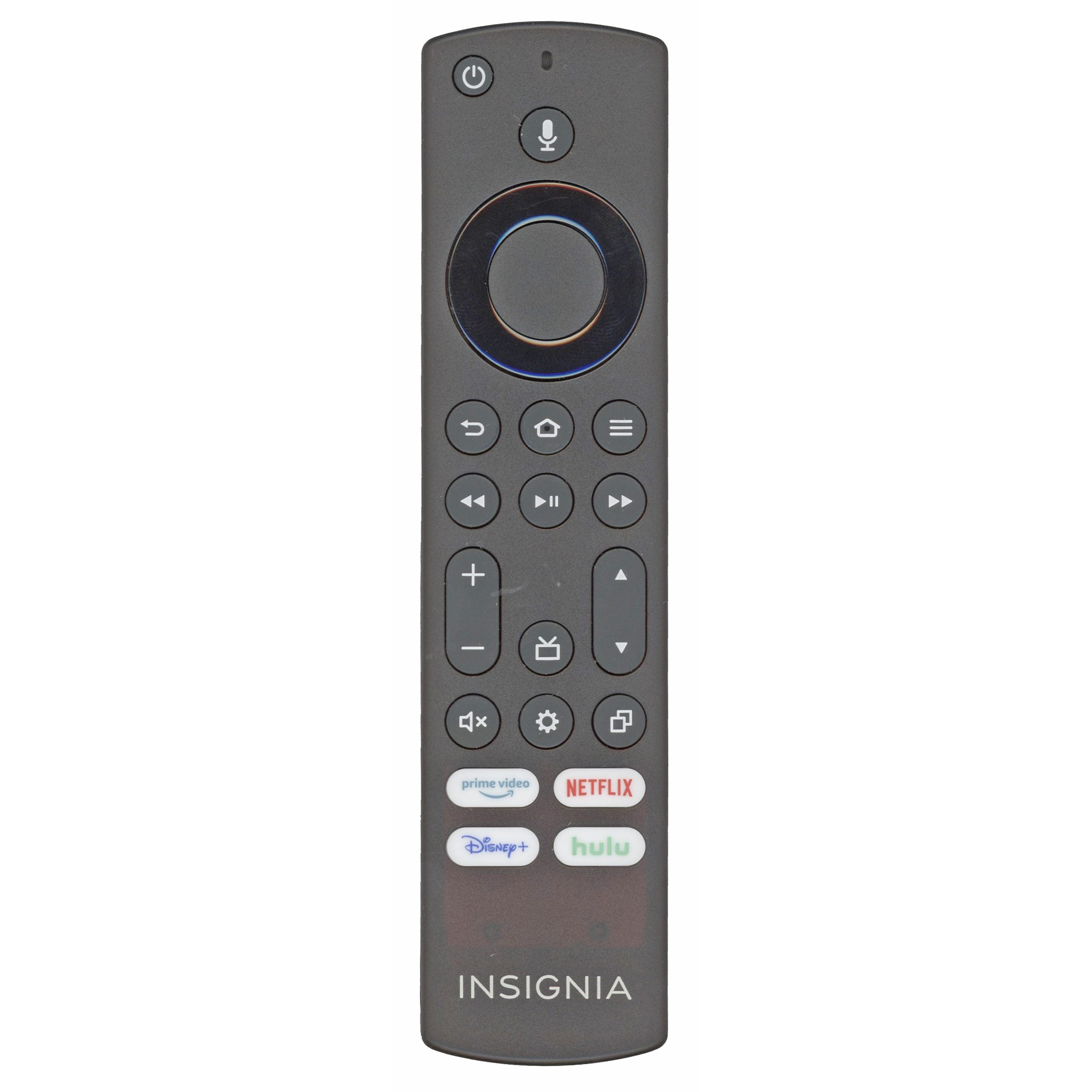 Insignia NS-RCFNA-21 Rev E Fire TV Remote Control | Voice | Prime Video | Netflix | Disney+ | Hulu - NSRCFNA21-Rev-E