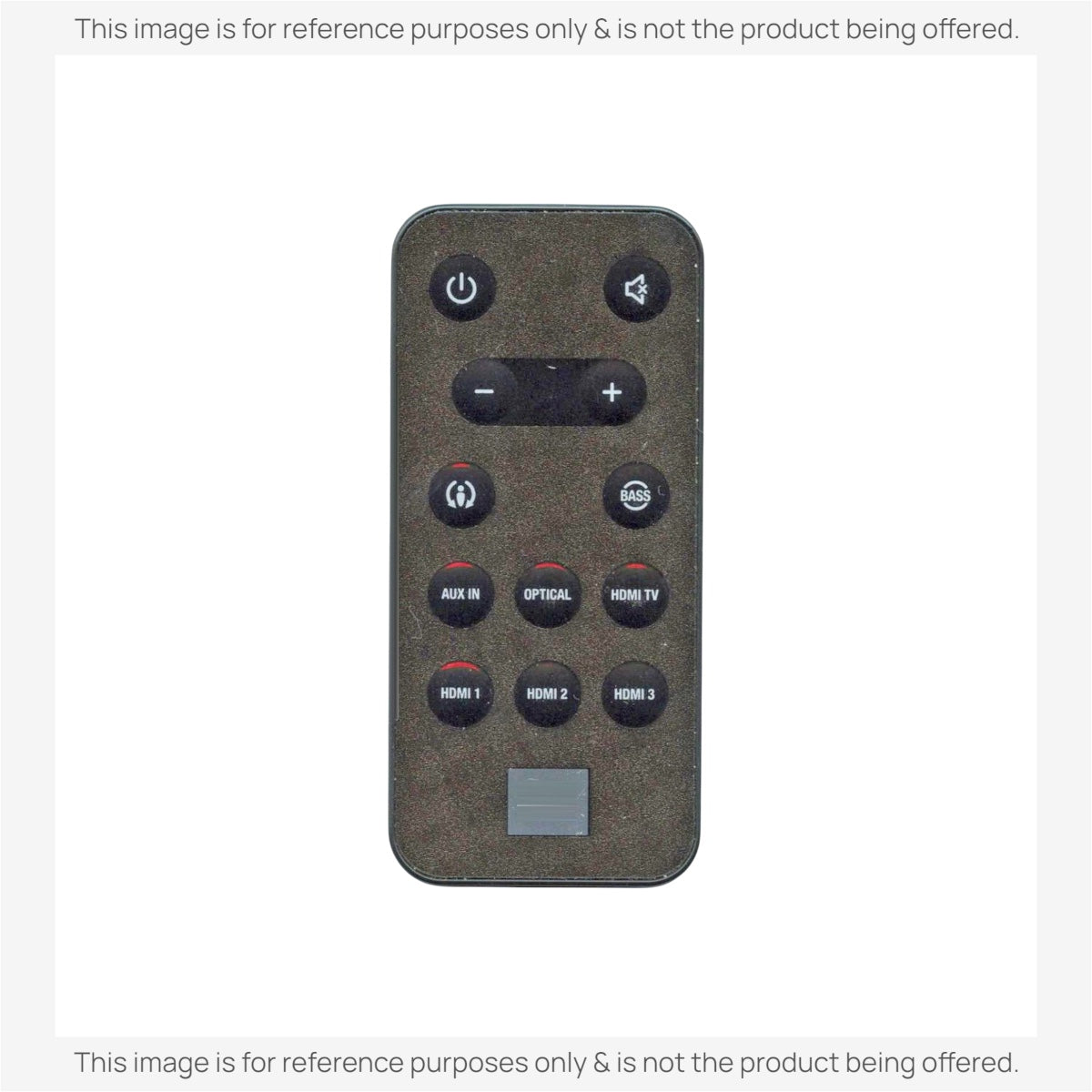 Substitute for JBL SB400 Sound Bar Remote Control [RRSB400]