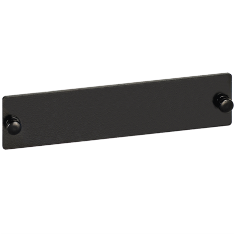 ICC ICFOPB00BK Blank Fiber Optic Adapter Panel