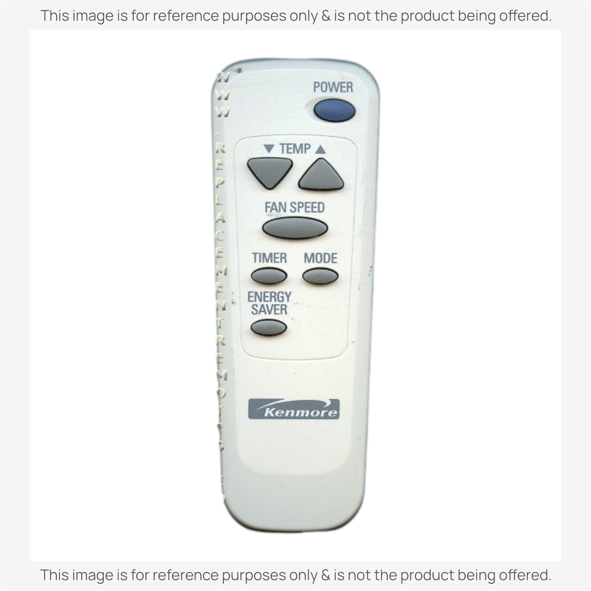 Anderic Substitute for Kenmore 6711A20035E Air Conditioner Remote Control [RR0035A]