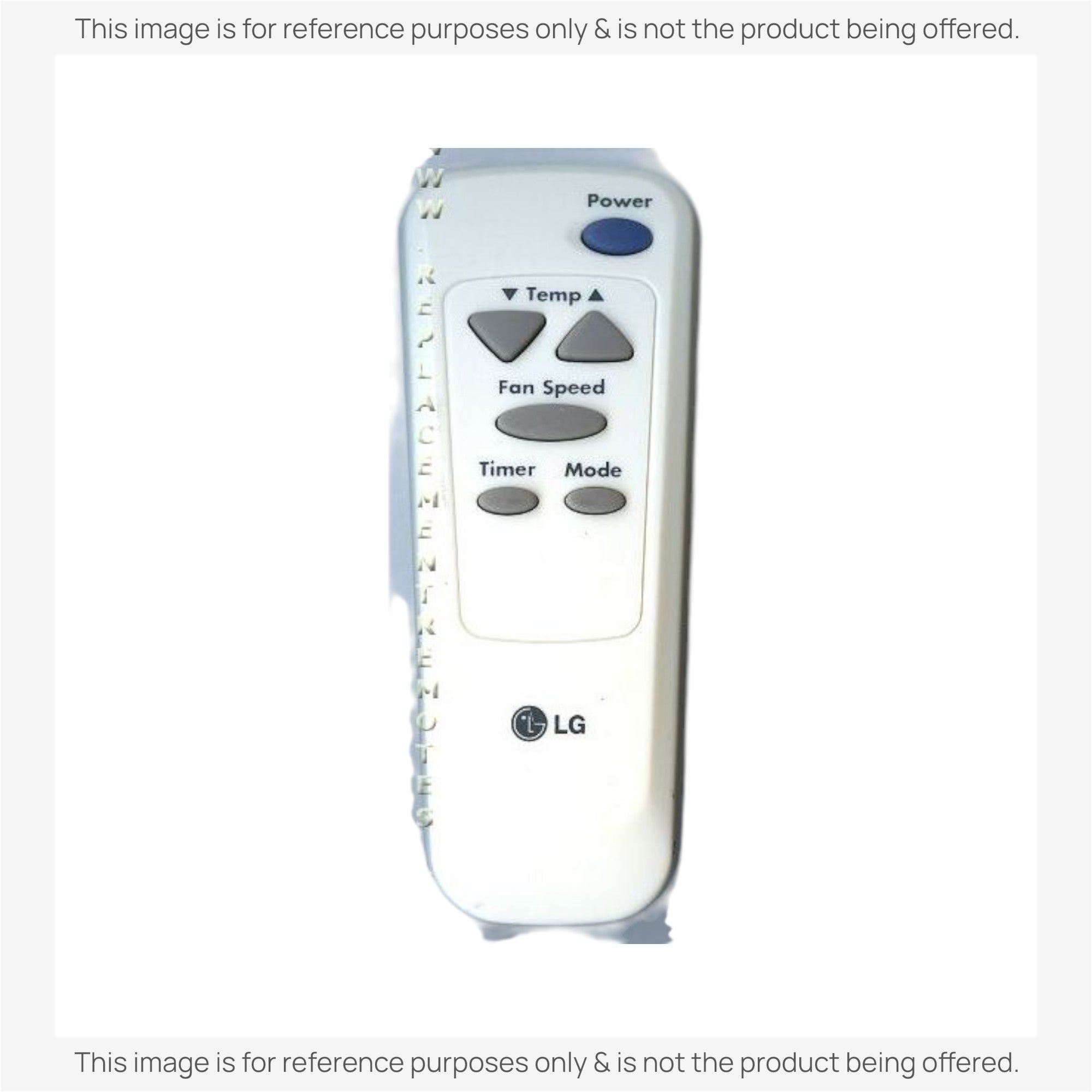 Anderic Substitute for LG 6711A20034G Air Conditioner Remote Control [RR0035A]