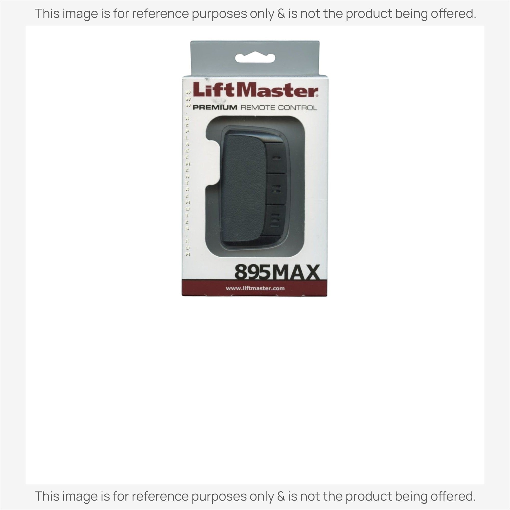 Anderic Substitute for LiftMaster 895MAX 3-Button Visor 315 MHz Garage Door Opener Remote Control [375UT-3button]
