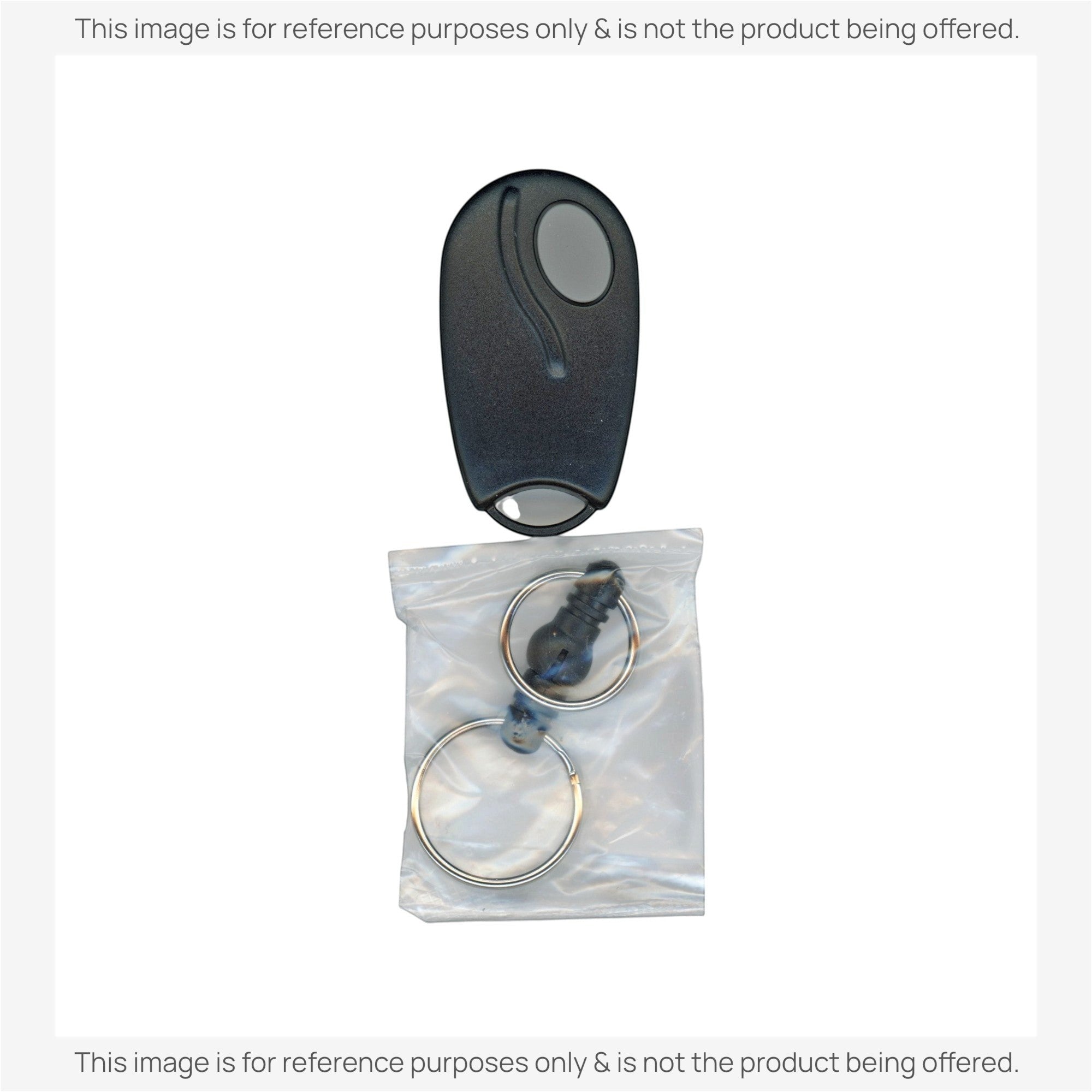 Anderic Substitute for Linear ACT31B ACP00879 keychain 1-button 318 Mhz Garage Door Opener Remote Control [890MAX]