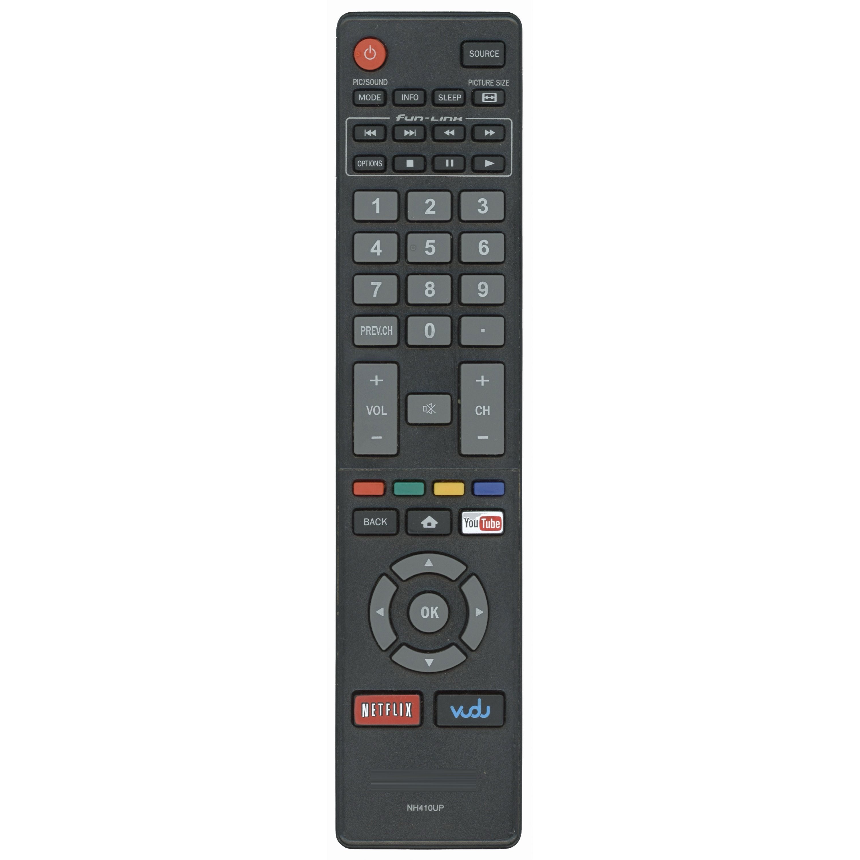 Substitute for Magnavox NH410UP Smart TV Remote Control [RR409UD]