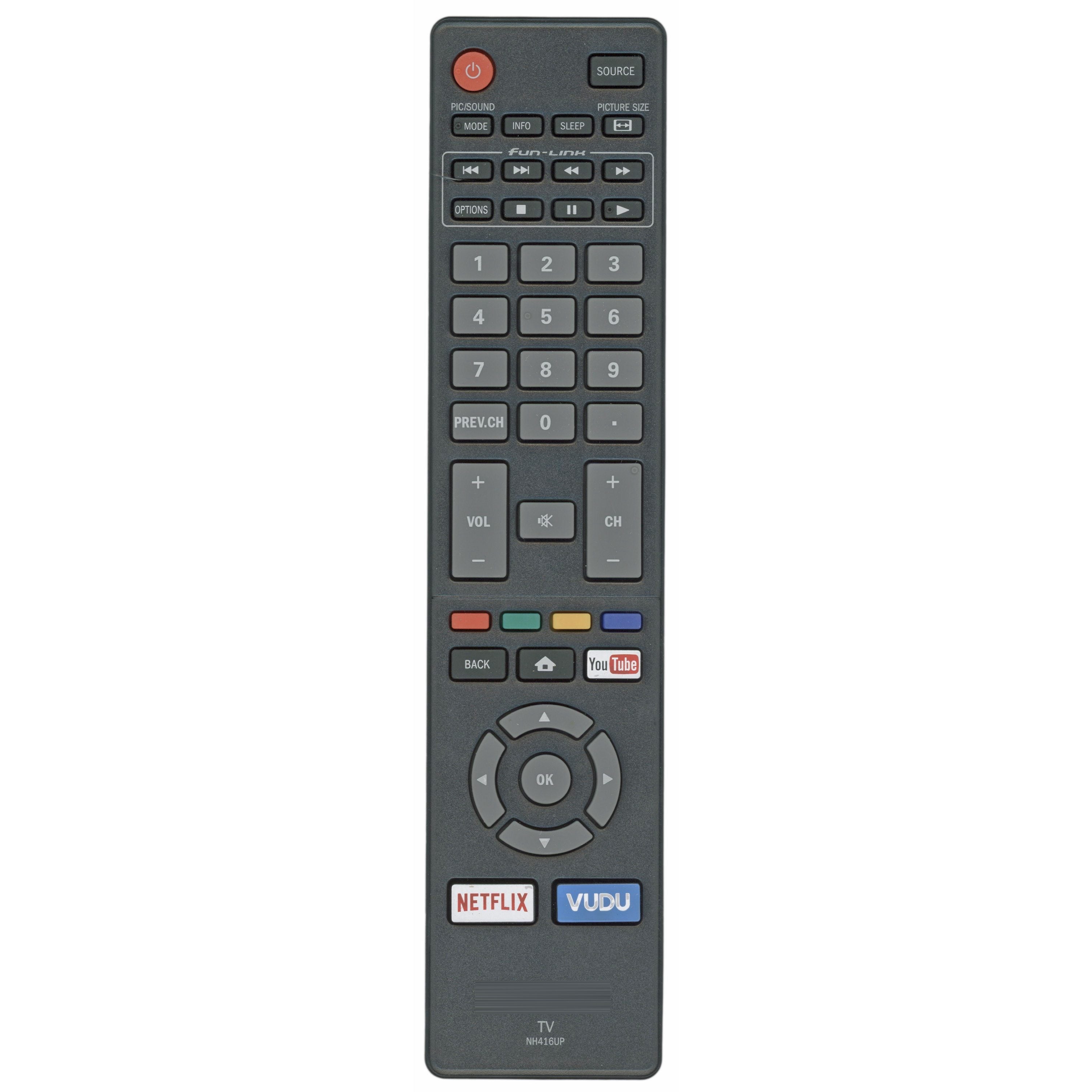 Substitute for Magnavox NH416UP Smart TV Remote Control [RR409UD]