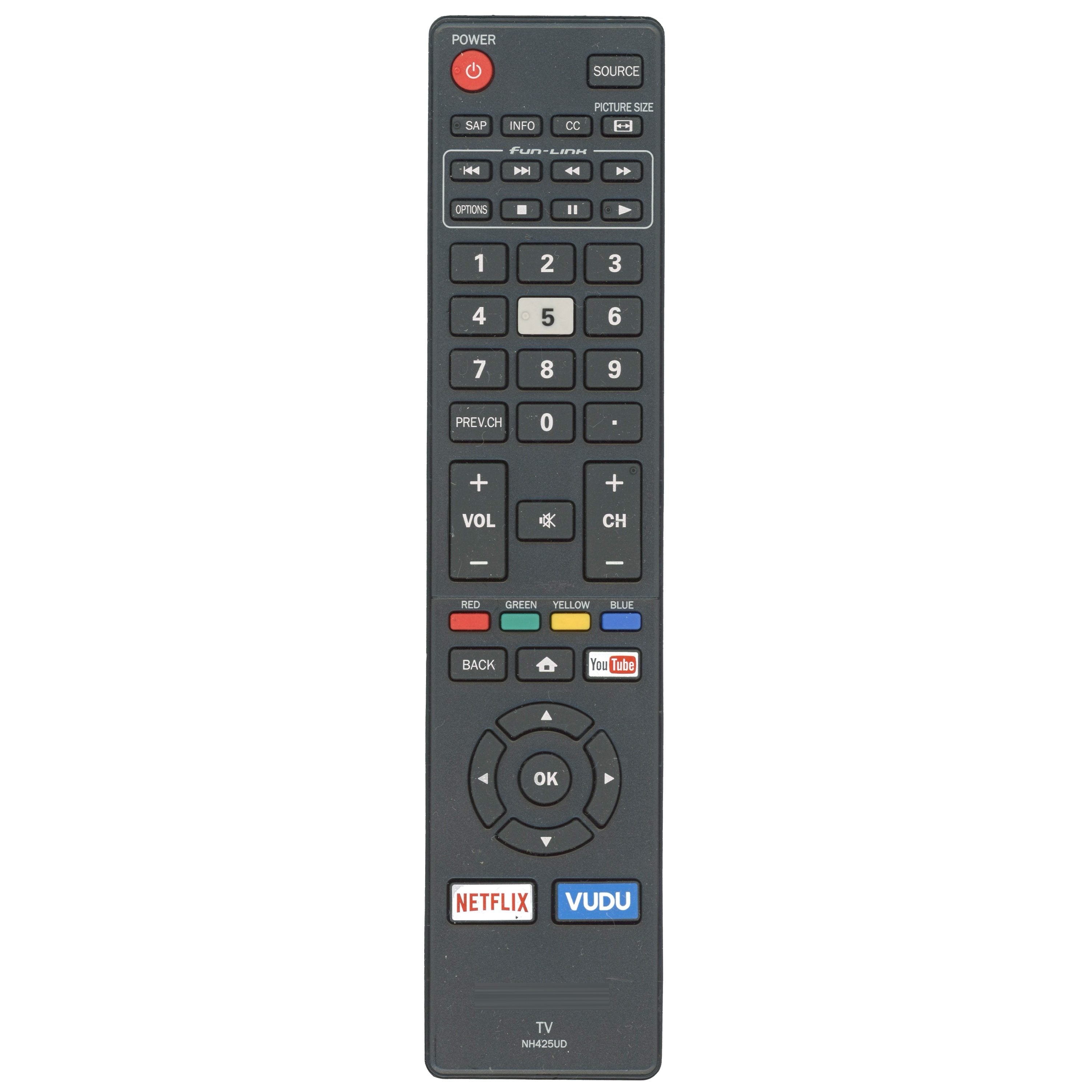 Substitute for Magnavox NH425UD Smart TV Remote Control [RR409UD]