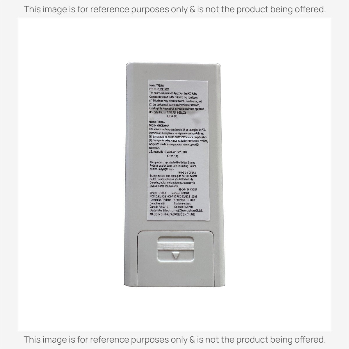 Anderic Substitute Kit for Minka-Aire TR110A Ceiling Fan Remote Control [63T-AC83T-KIT]