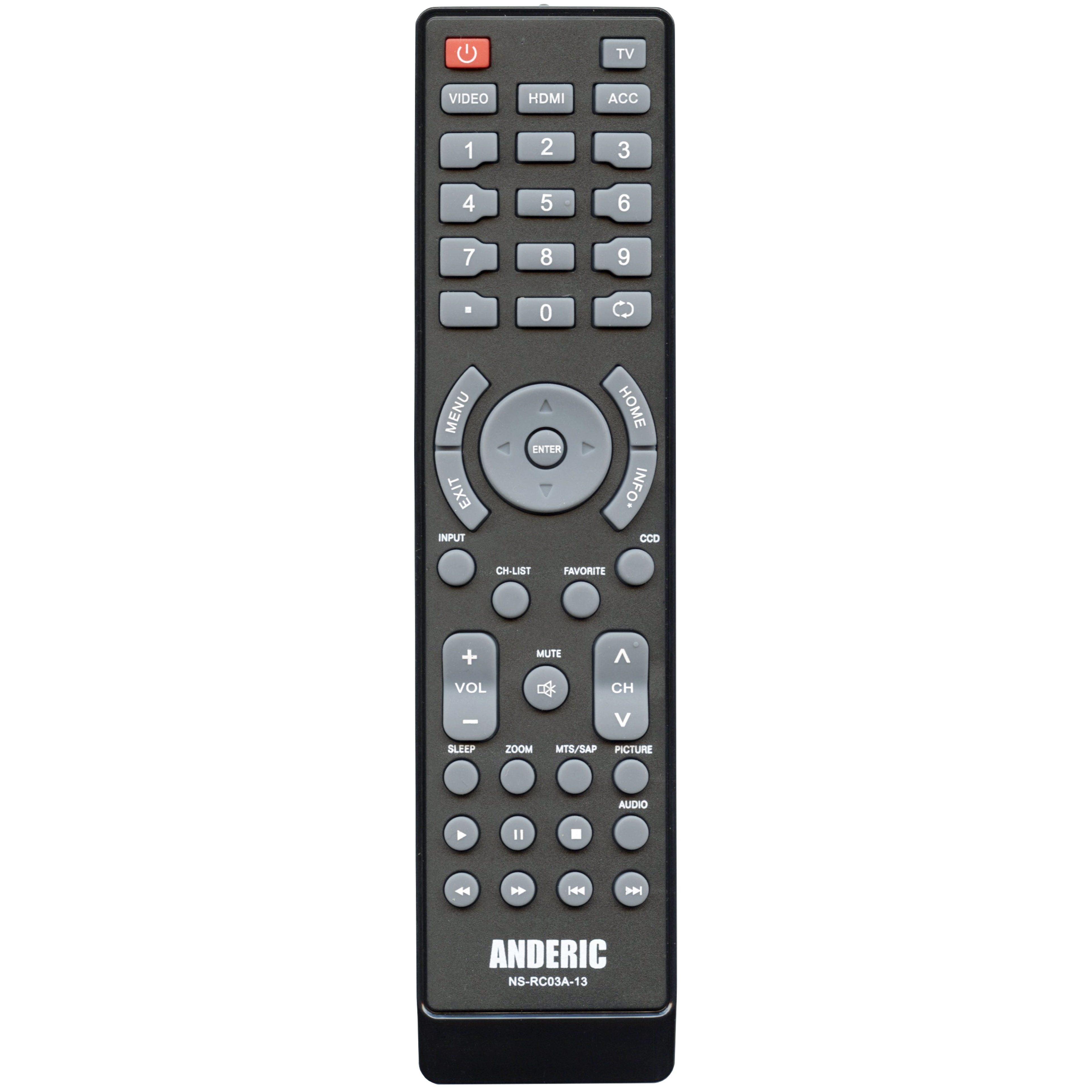 Insignia NSRC4NA14 TV Remote Control - NS-RC4NA-14