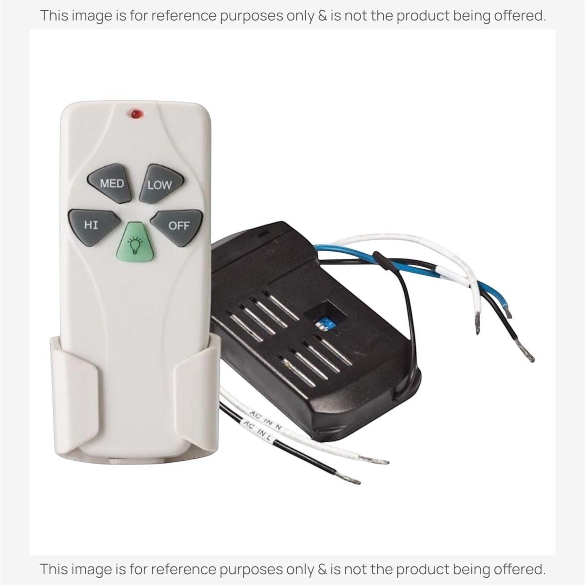 Anderic Substitute Kit for Nutone RCK01 Universal Ceiling Fan Kit Ceiling Fan Remote Control Kit [63T-AC83T-KIT]