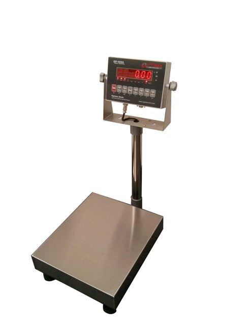 Optima Scales Op 915 1214 100 Ntep Bench Scale   12 X 14 In.  100 X 0.02 Lb.