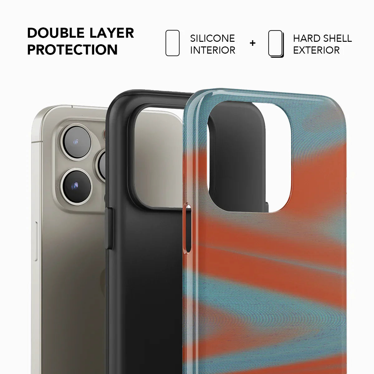 Aalto | Y2K Orange Phone Case with Futuristic Style