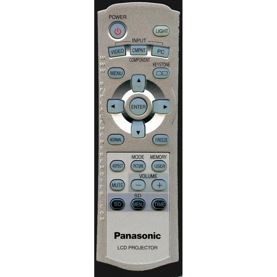 Panasonic N2QAFA000002 Projector Remote Control