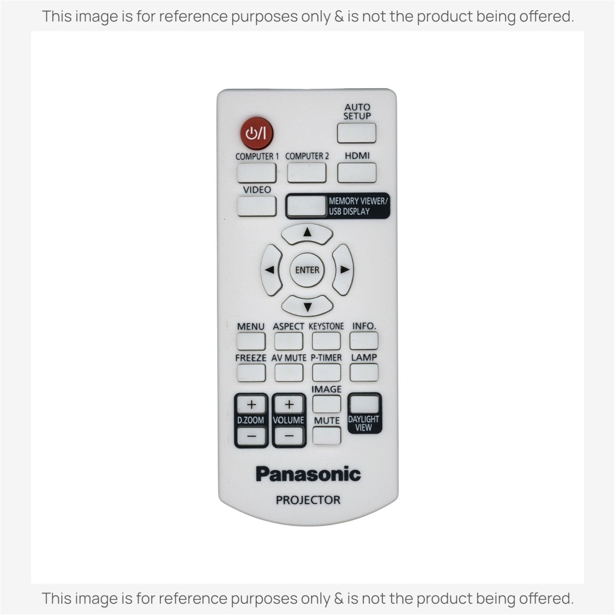 Anderic Substitute for Panasonic N2QAYA000110 Projector Remote Control [RR3720]