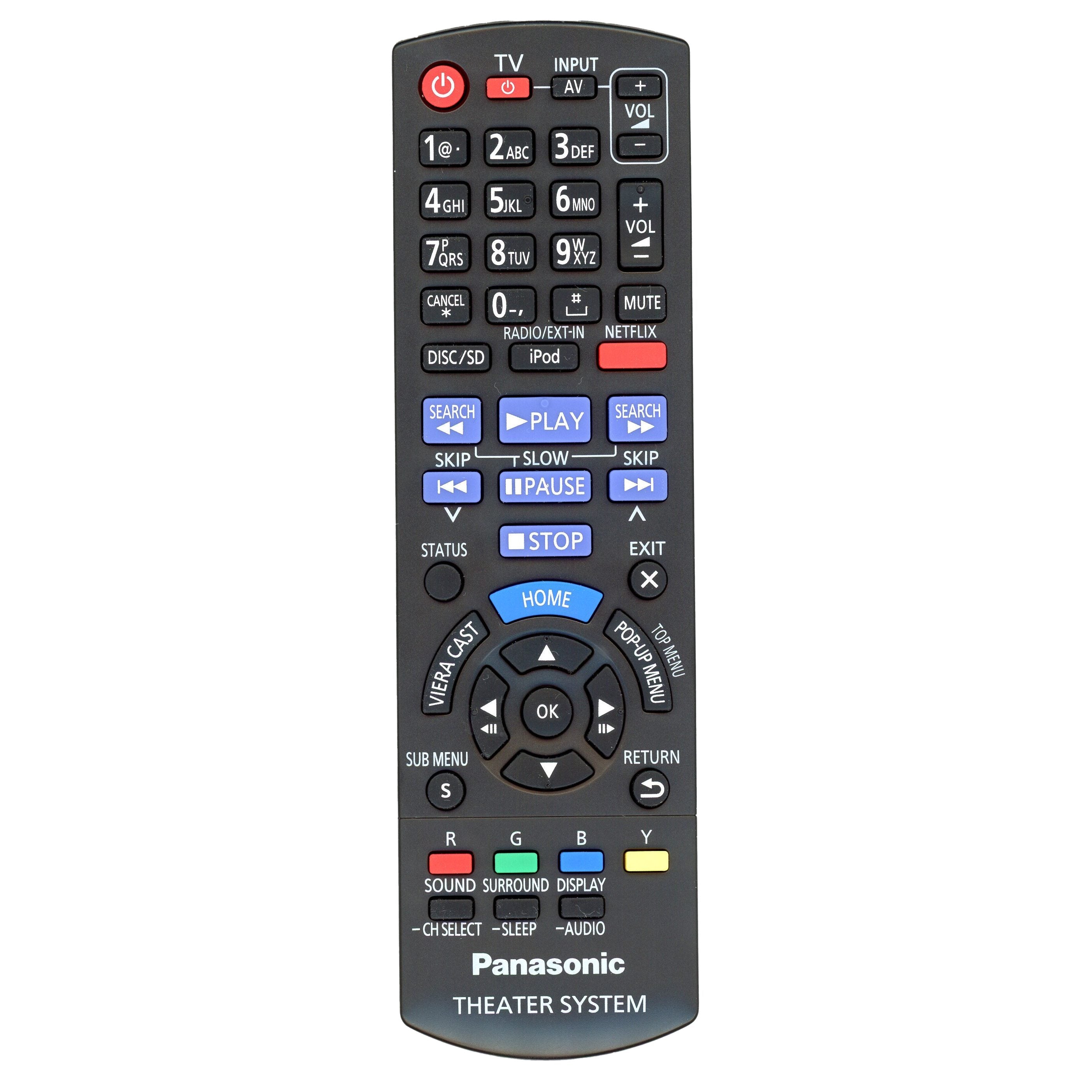 Panasonic N2QAYB000629 Home Theater Remote Control - N2QAYB000629
