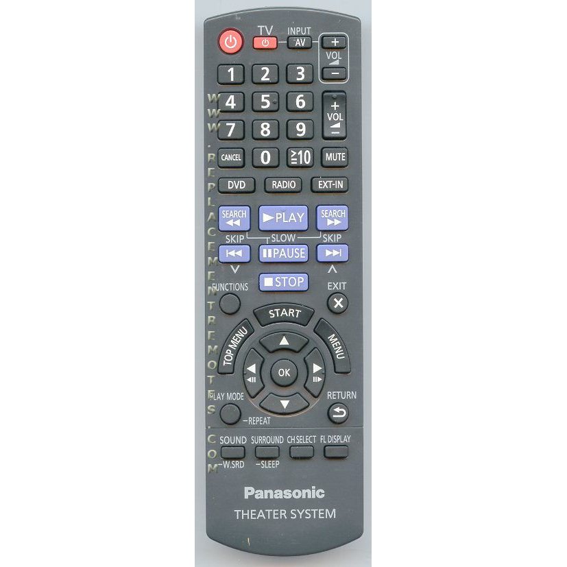 Panasonic N2QAYB000694 Home Theater Remote Control