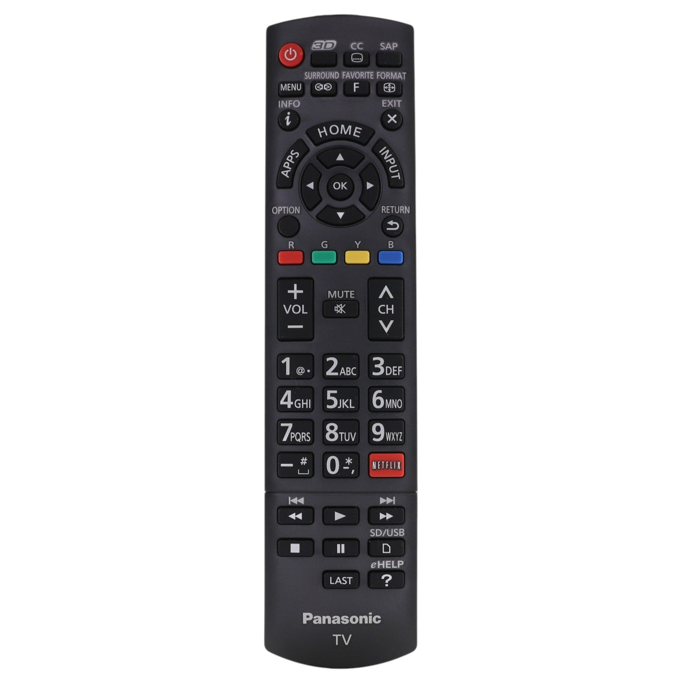 Panasonic N2QAYB000925 Smart TV Remote Control - N2QAYB000925