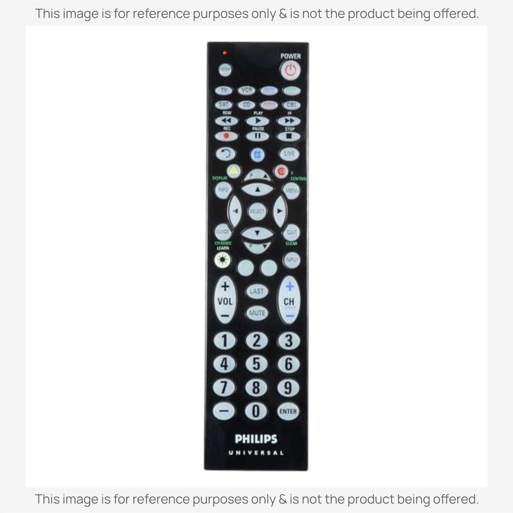 Anderic Substitute for Philips SRU4208WM/17 Advanced Universal Remote Control [RRU401]
