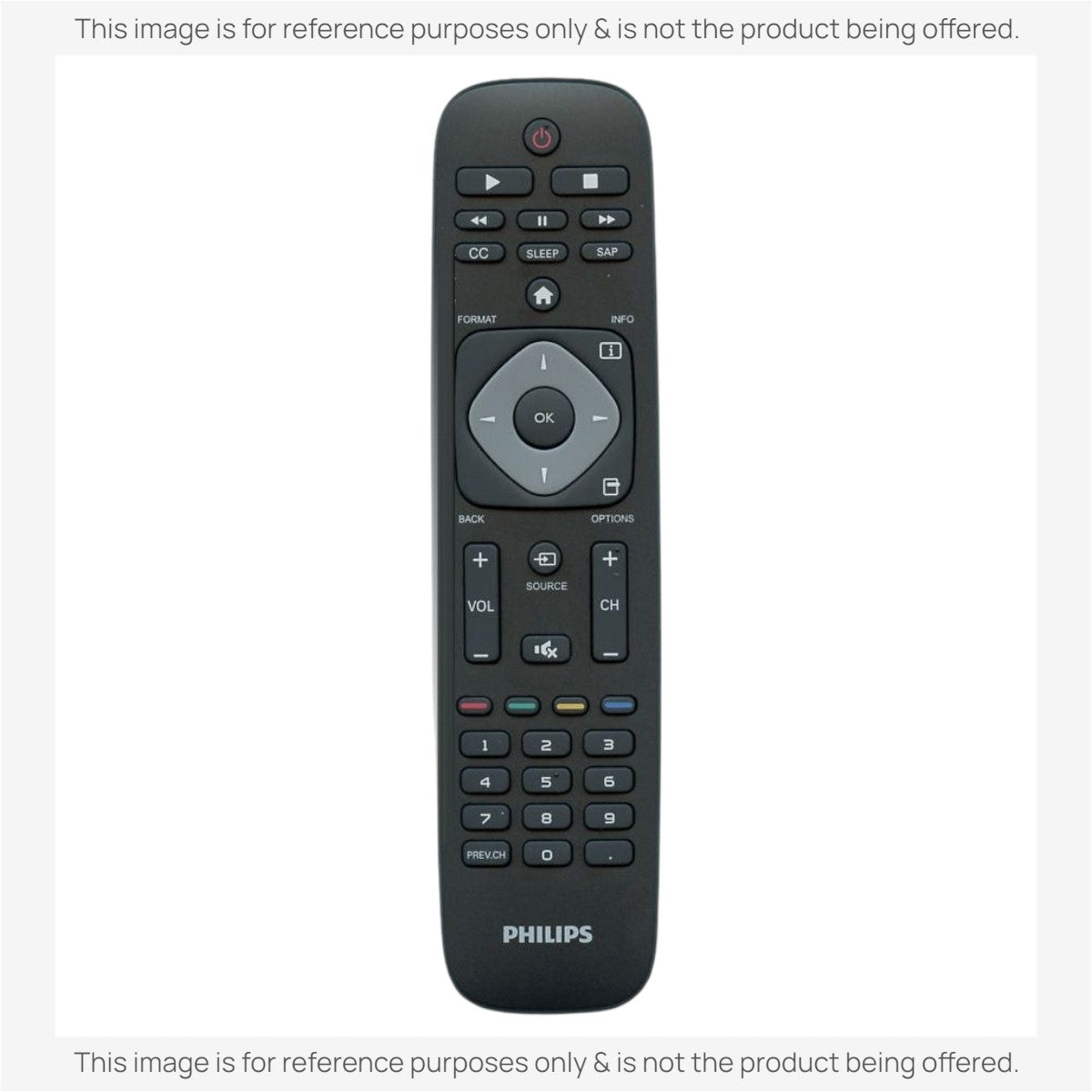 Anderic Substitute for Philips URMT39JHG001 TV Remote Control [RRHG003]