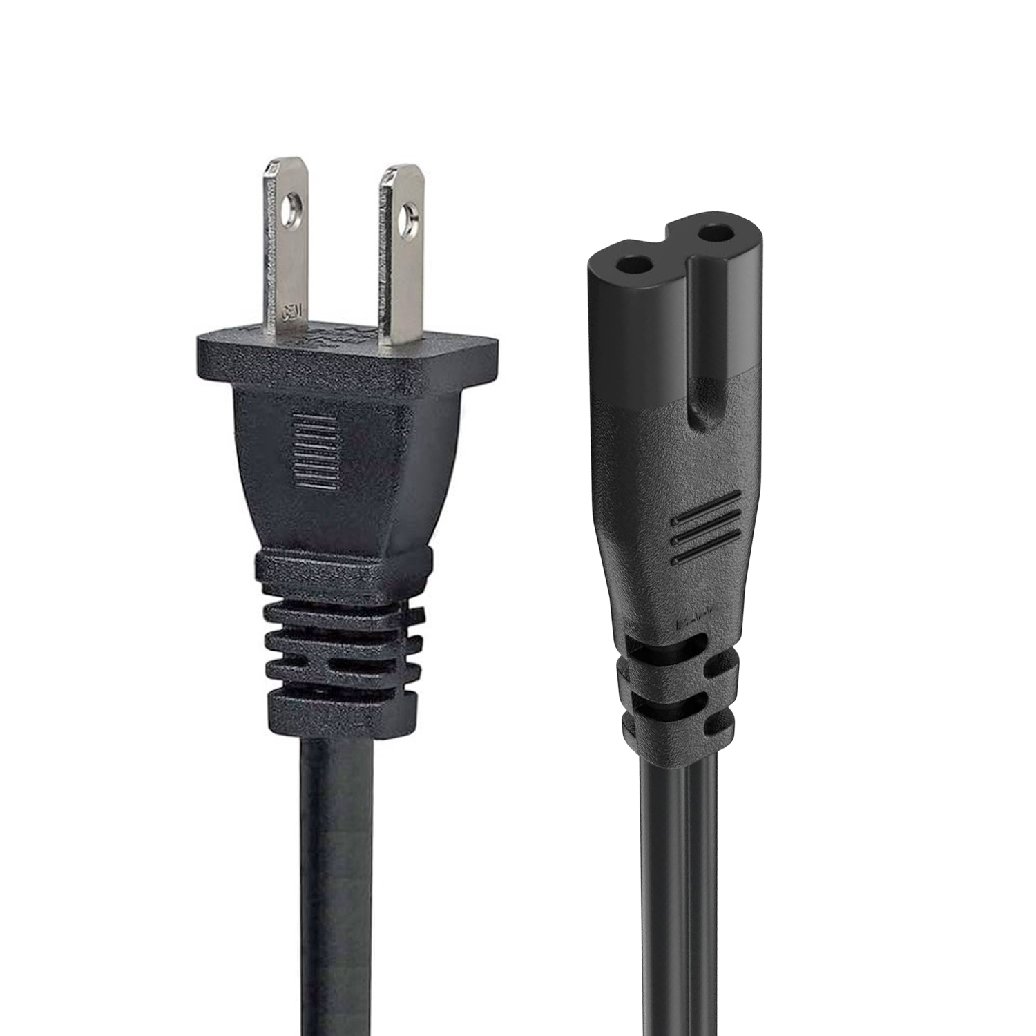 Samsung 3903000657 TV Power Cable | 3FT Straight 2-Prong to C7 Figure-8 Non-Polarized Cord - 3903000657
