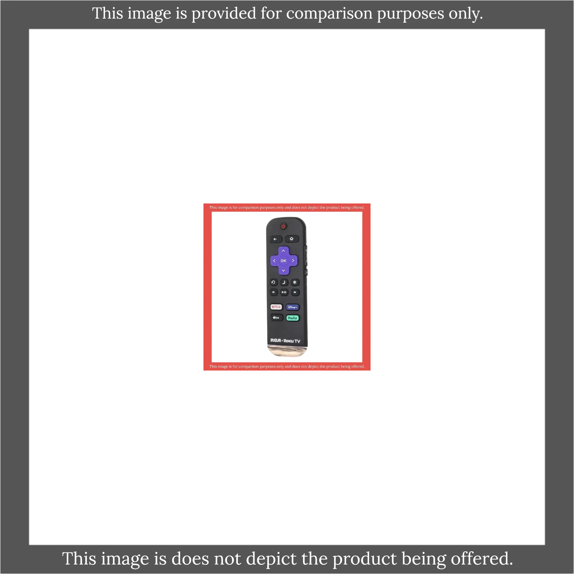 Anderic Substitute for RCA RC-ALIR 2022 ROKU TV Remote Control 3226001028 [RRLF16]