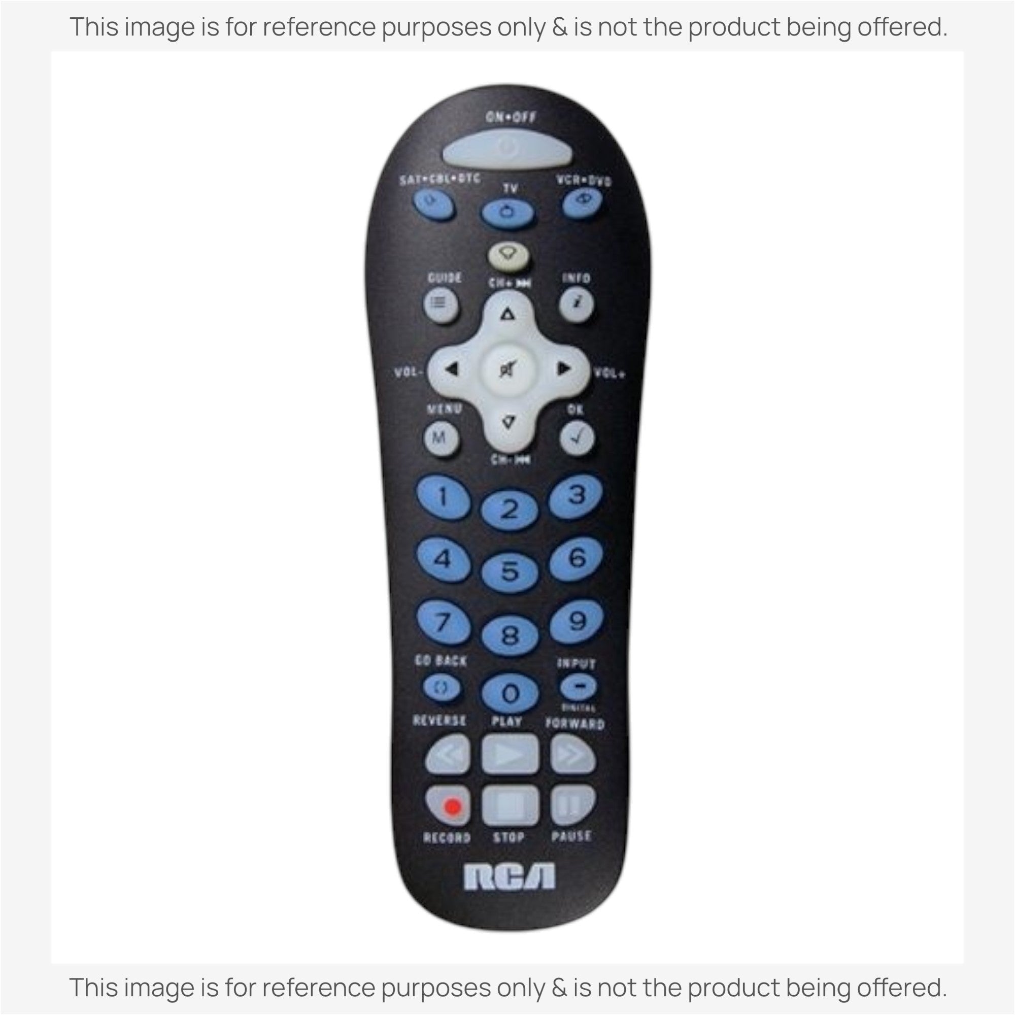 Anderic Substitute for RCA RCR311BIR 3-Device Universal Remote Control [RRU401]