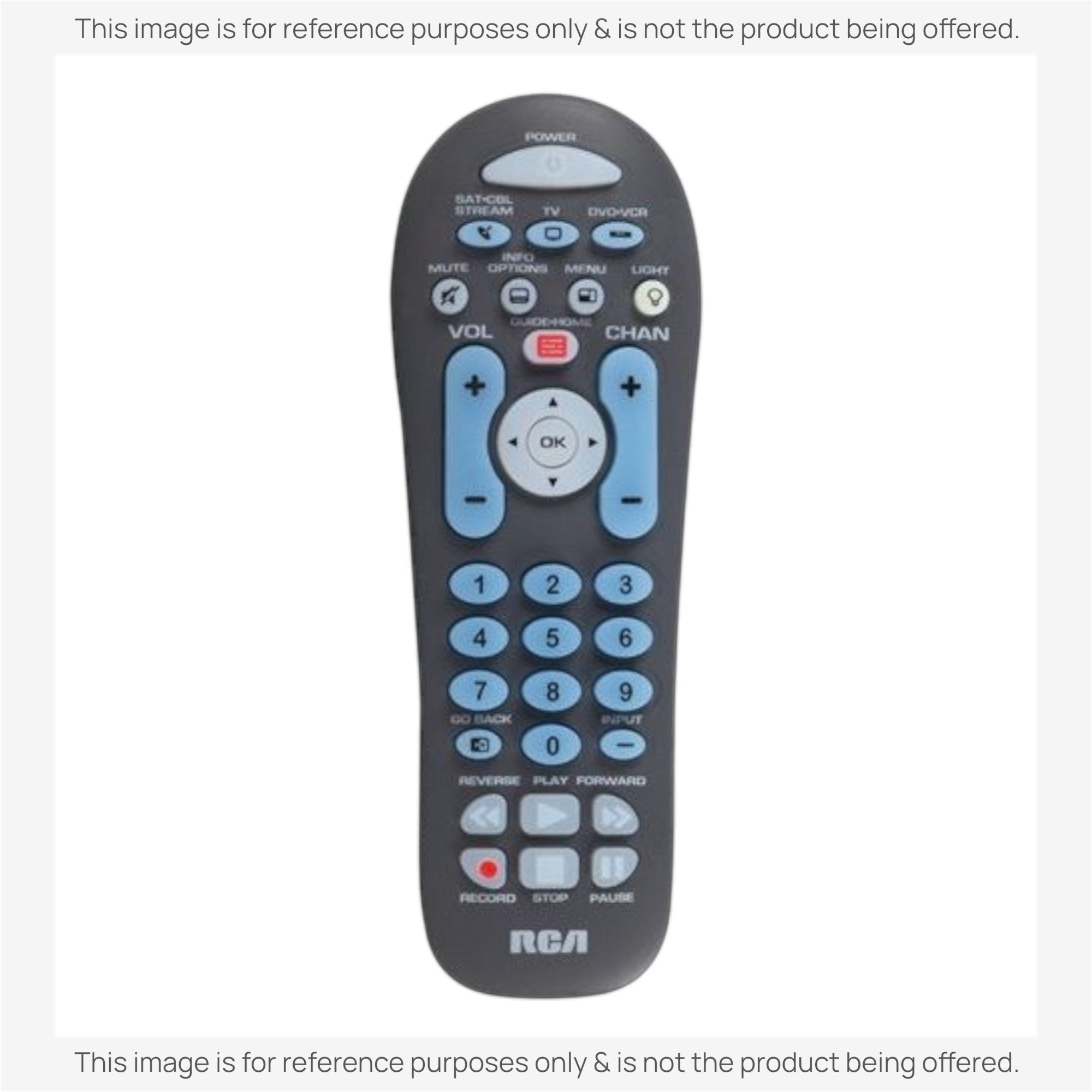 Anderic Substitute for RCA RCR314WZ 3-Device Universal Remote Control [RRU401]