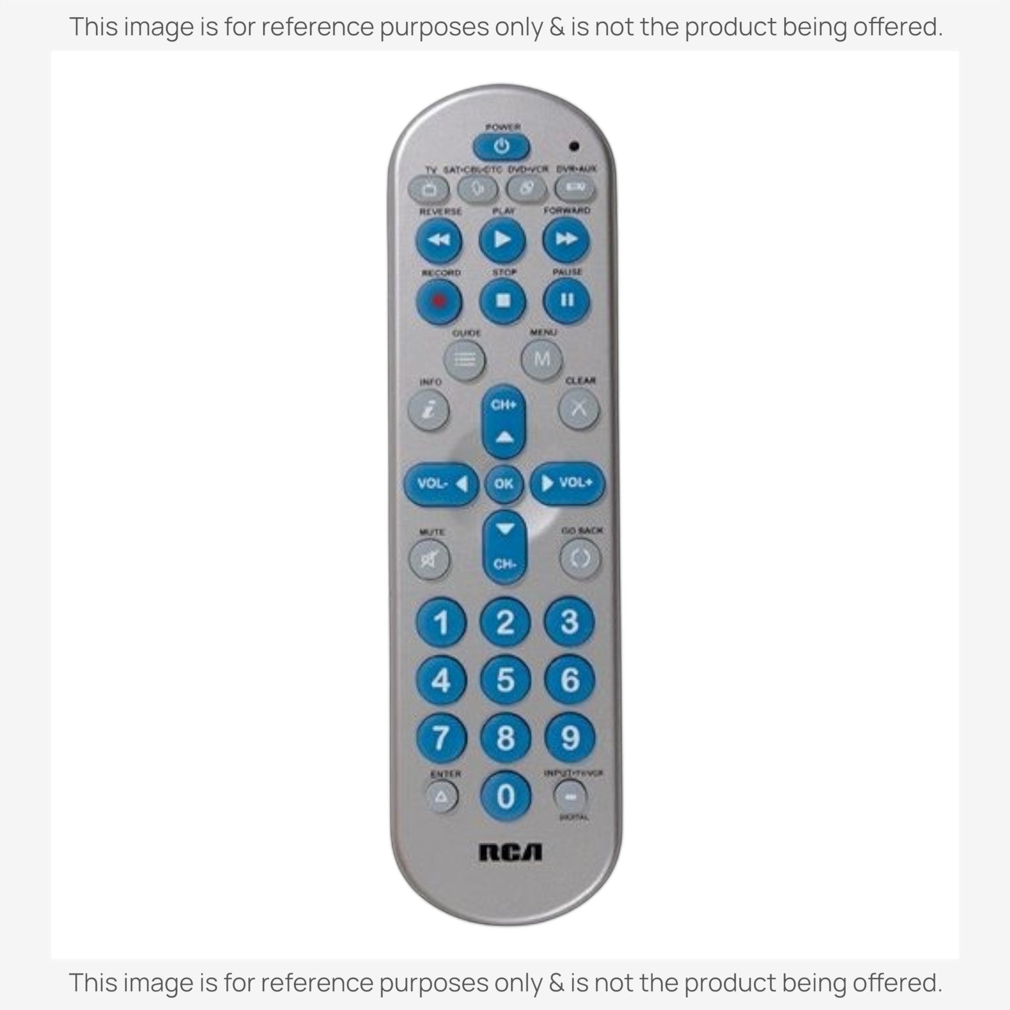 Anderic Substitute for RCA RCR4358R 4-Device Universal Remote Control [RRU401]