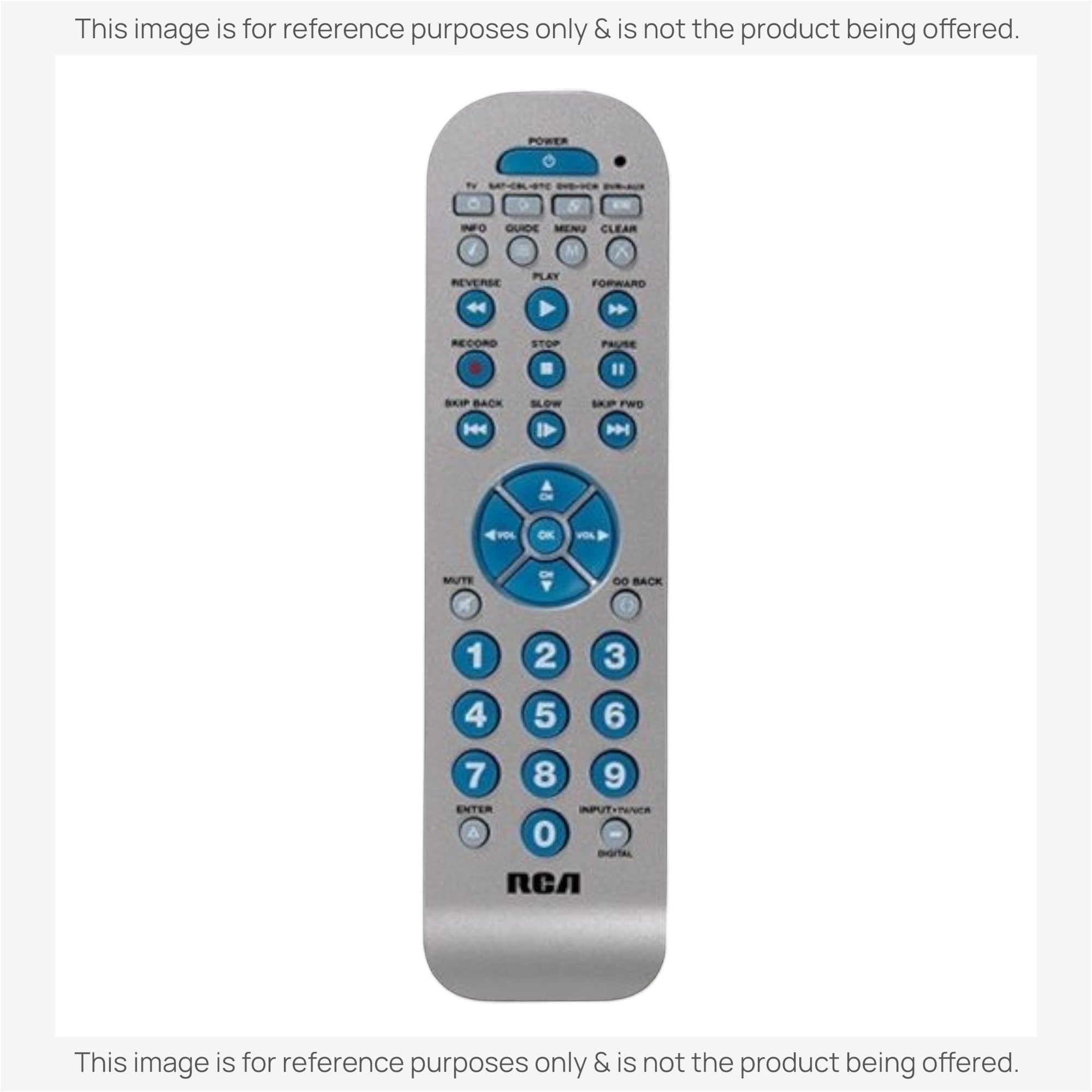 Anderic Substitute for RCA RCR4373N 4-Device Universal Remote Control [RRU401]