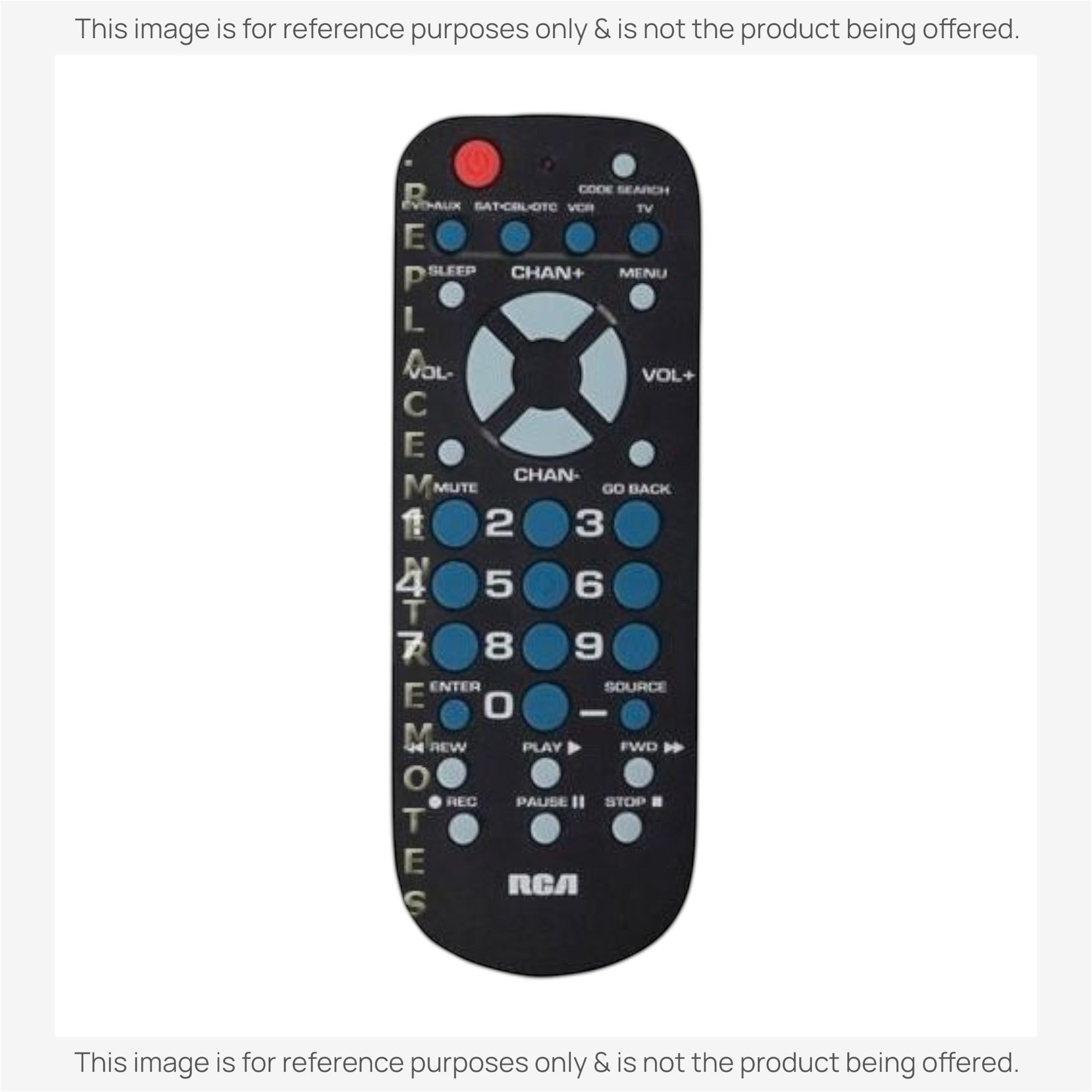 Anderic Substitute for RCA RCR504BR 4-Device Universal Remote Control [RRU401]