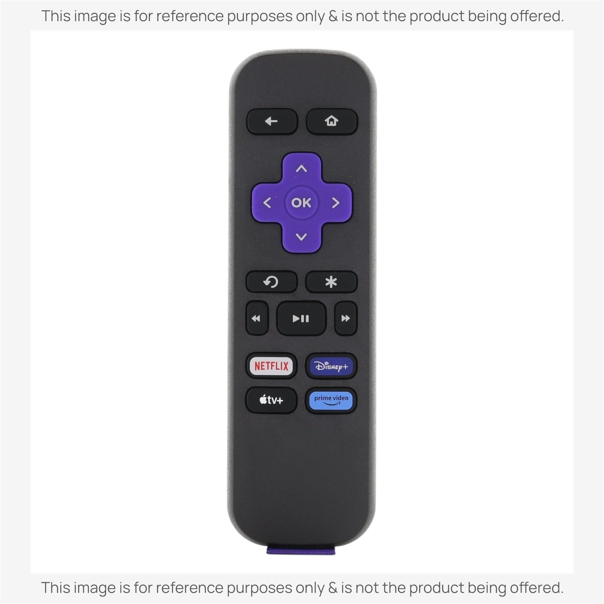 Anderic Substitute for Roku RC-ALIR / EXPRESS Streaming Remote Control 3026000188 [RRST01]